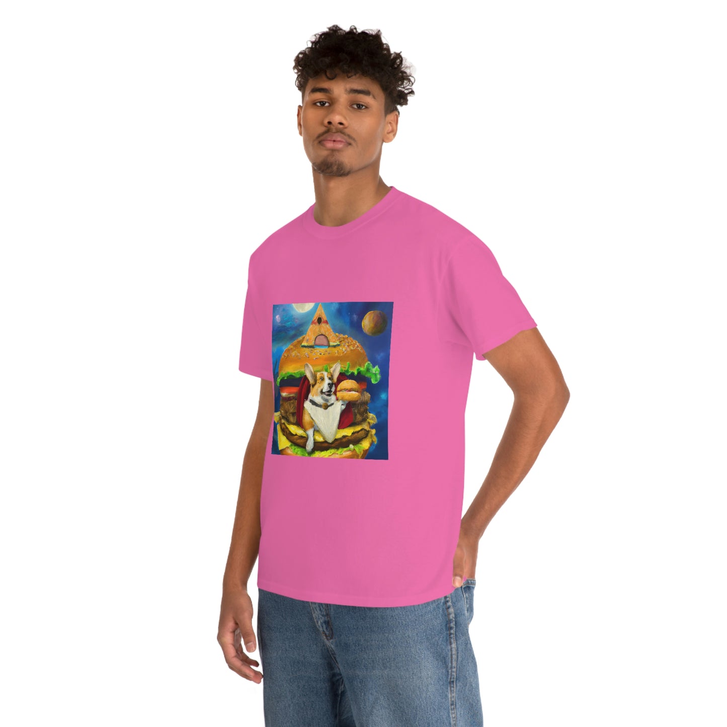 Corgi Burger Psychedelic Tshirt