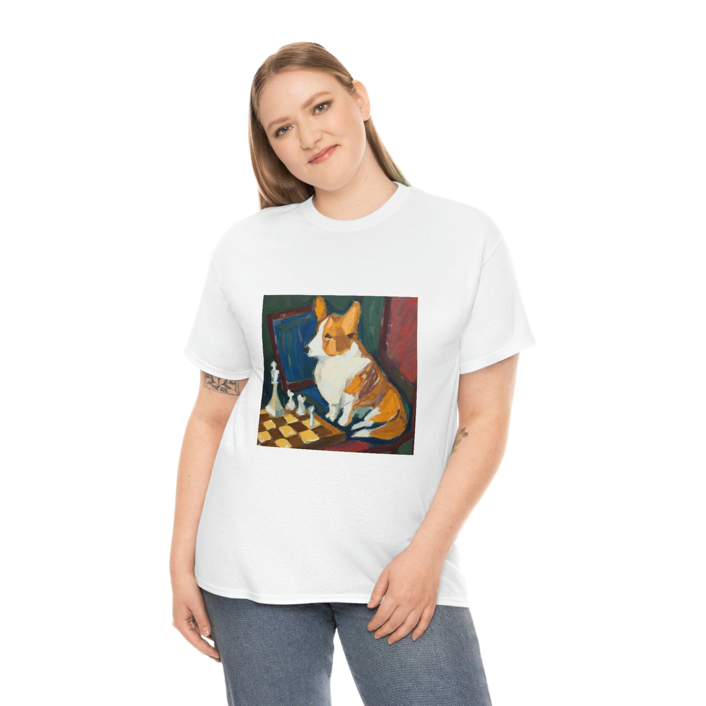 Checkmate in Three Corgi Tshirt