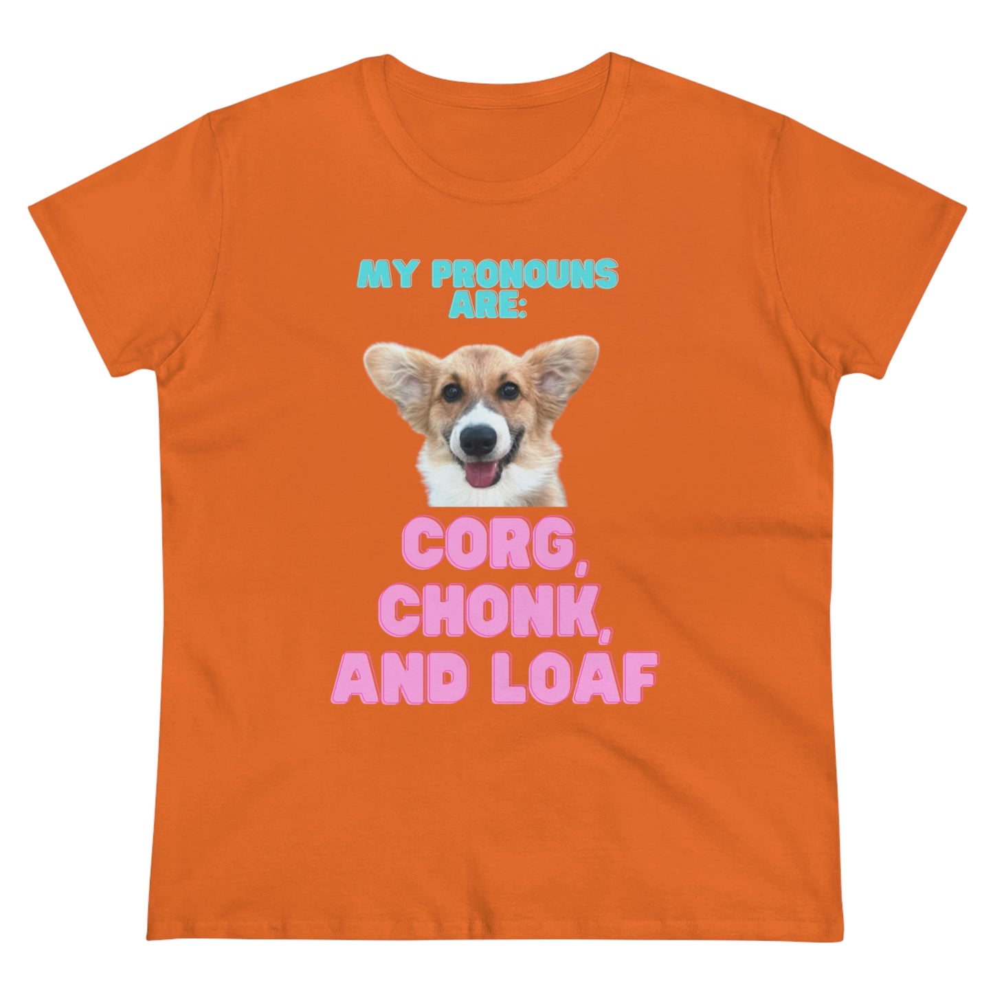 Women's Corgi Pronoun Tshirt