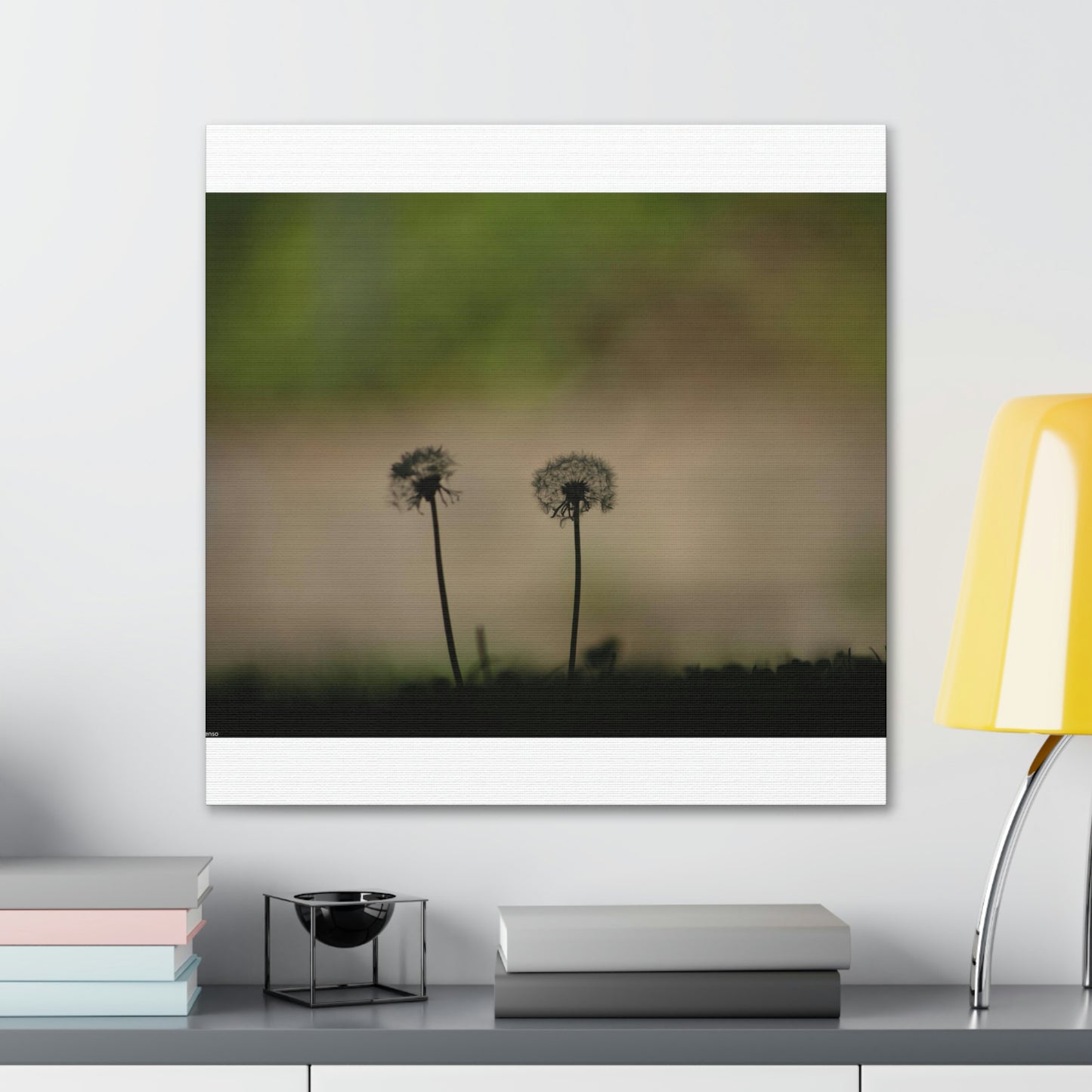 Dandelions Opposing Part 1 Canvas