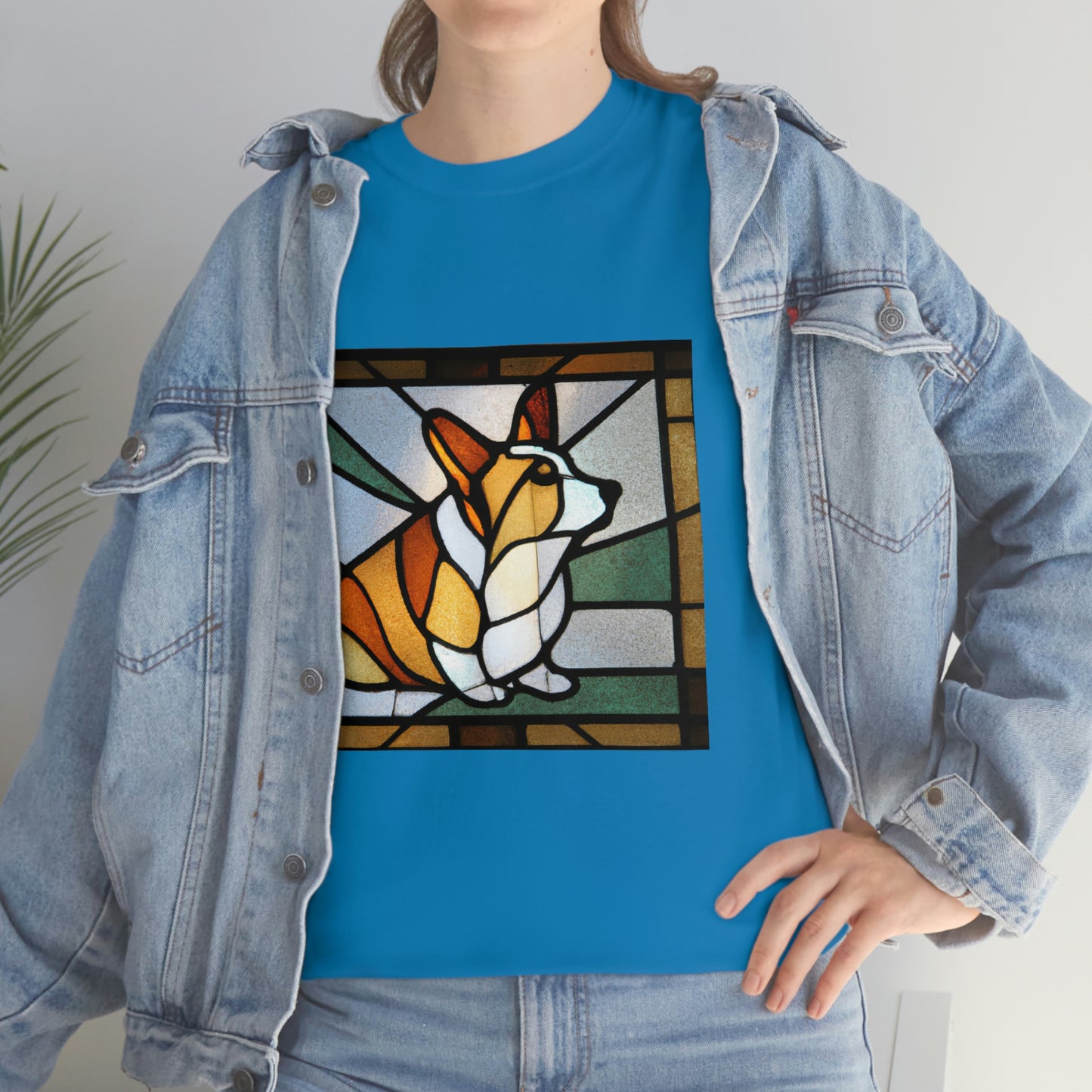 Corgi Stained Glass 3 Tshirt