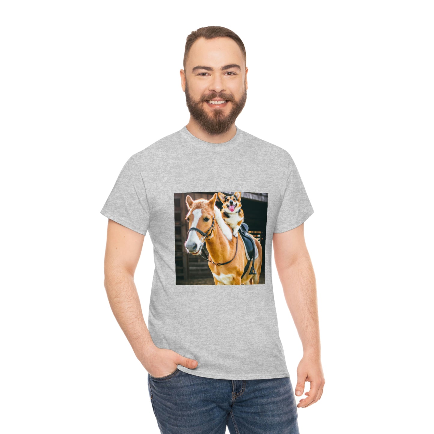 Saddle Up Short Legs Corgi Tshirt