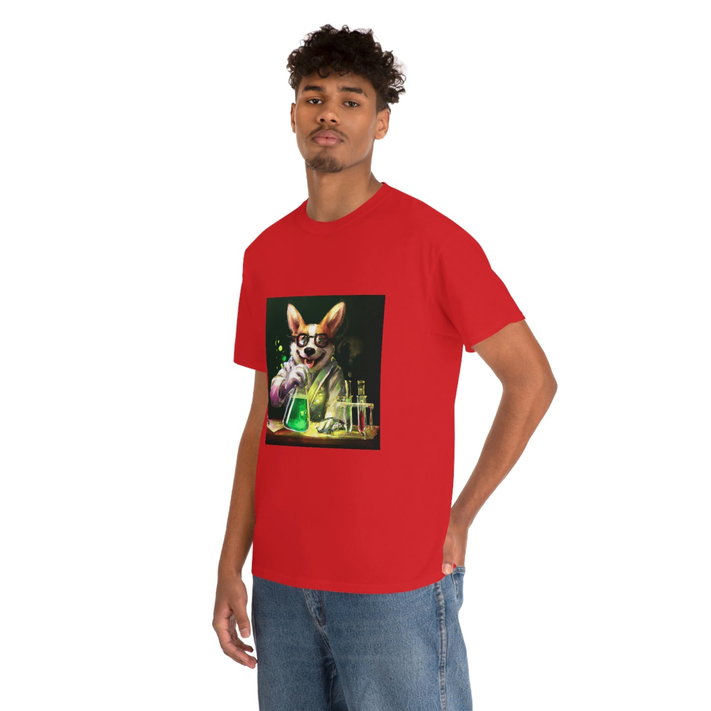 Mad Scientist Corgi Tshirt