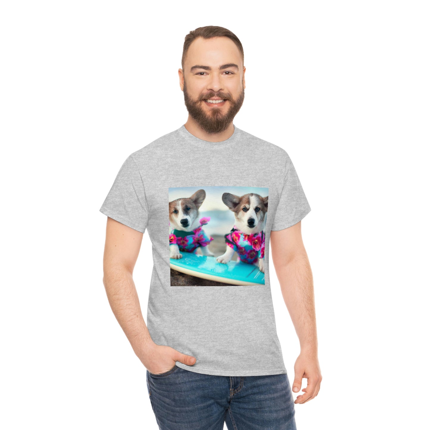 Surfs Up Corgi Tshirt