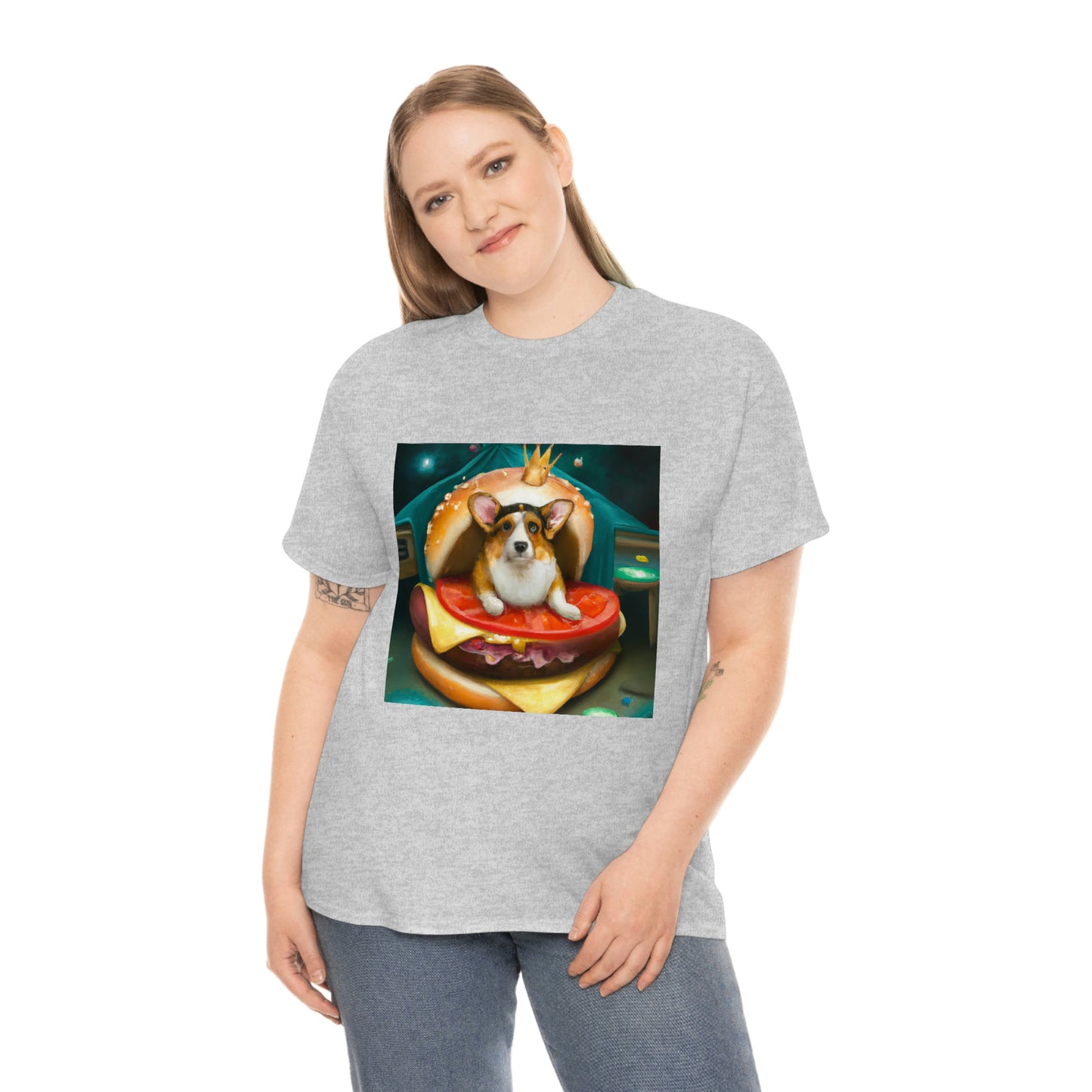 A Corgi with Cheese Please Tshirt