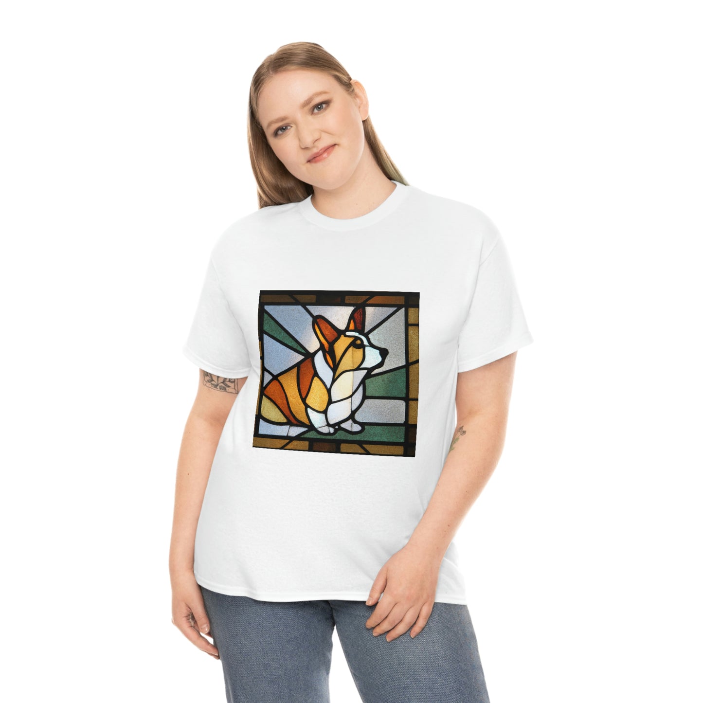 Corgi Stained Glass 3 Tshirt