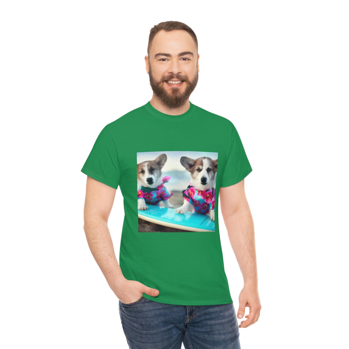 Surfs Up Corgi Tshirt