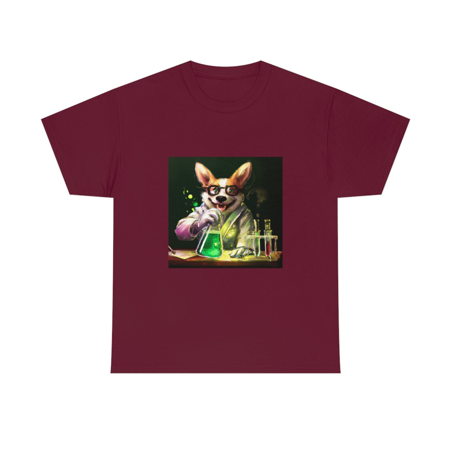 Mad Scientist Corgi Tshirt