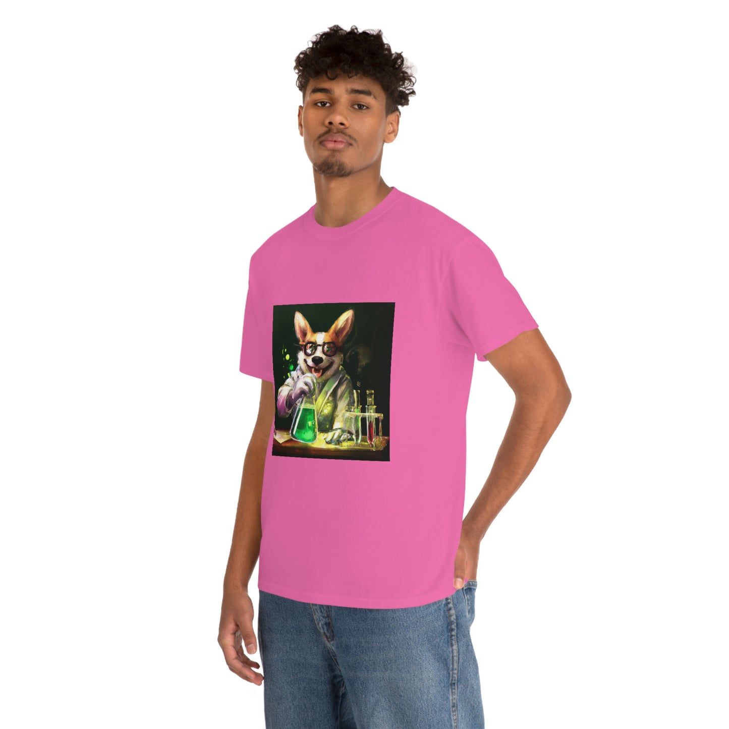 Mad Scientist Corgi Tshirt