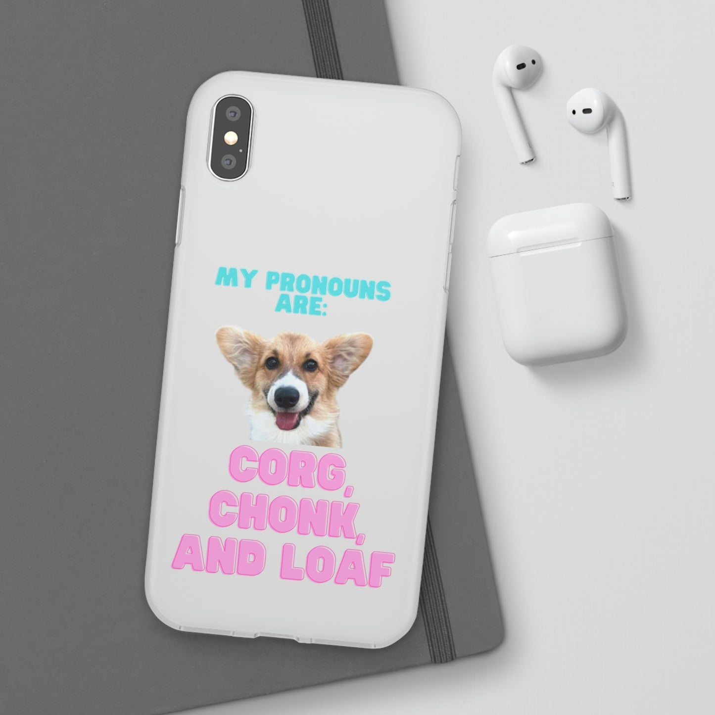 Corgi Pronoun Phone Case