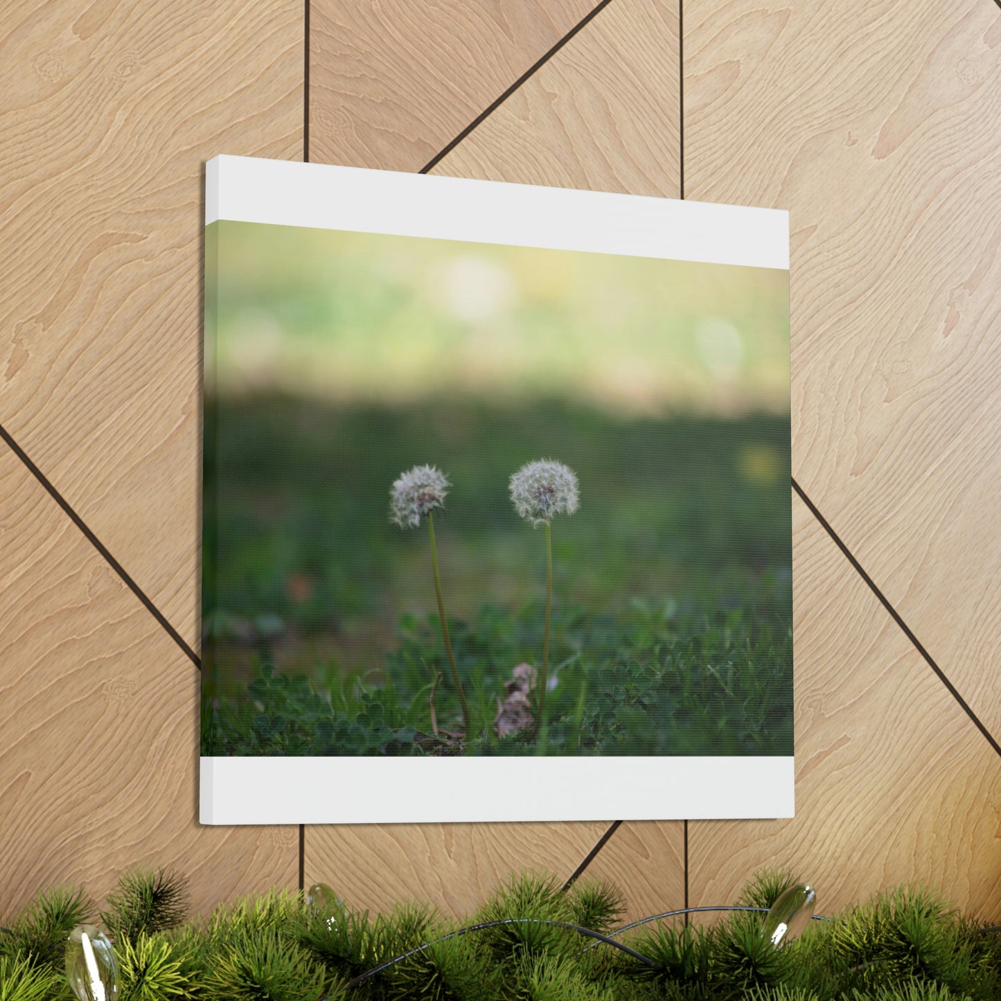 Dandelions Opposing Part 2 Canvas