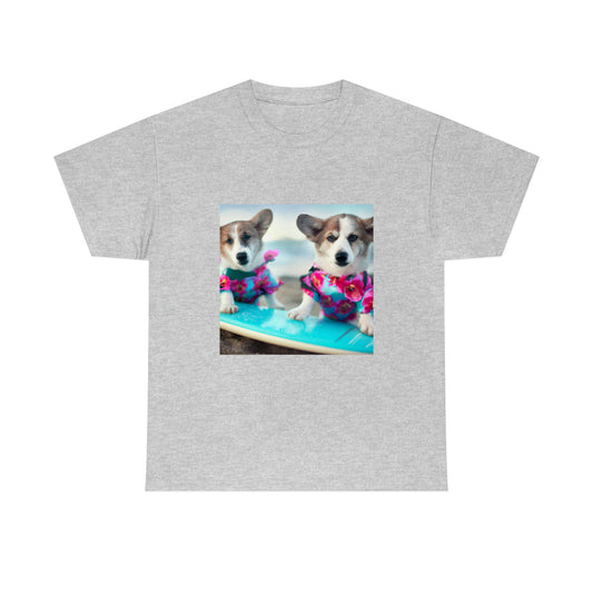 Surfs Up Corgi Tshirt