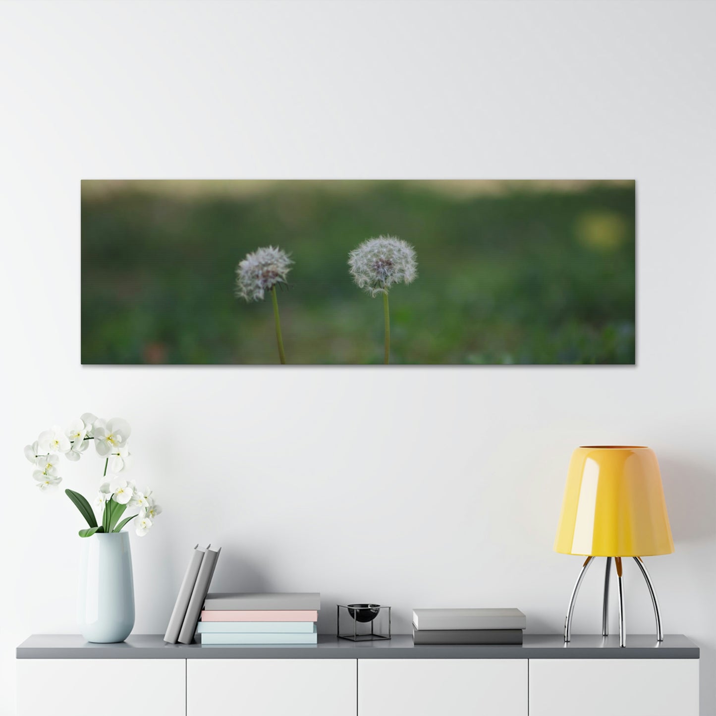 Dandelions Opposing Part 2 Canvas