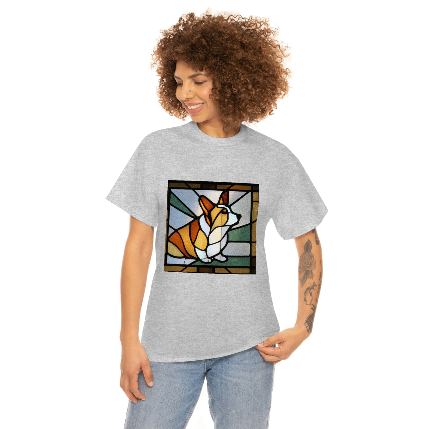 Corgi Stained Glass 3 Tshirt