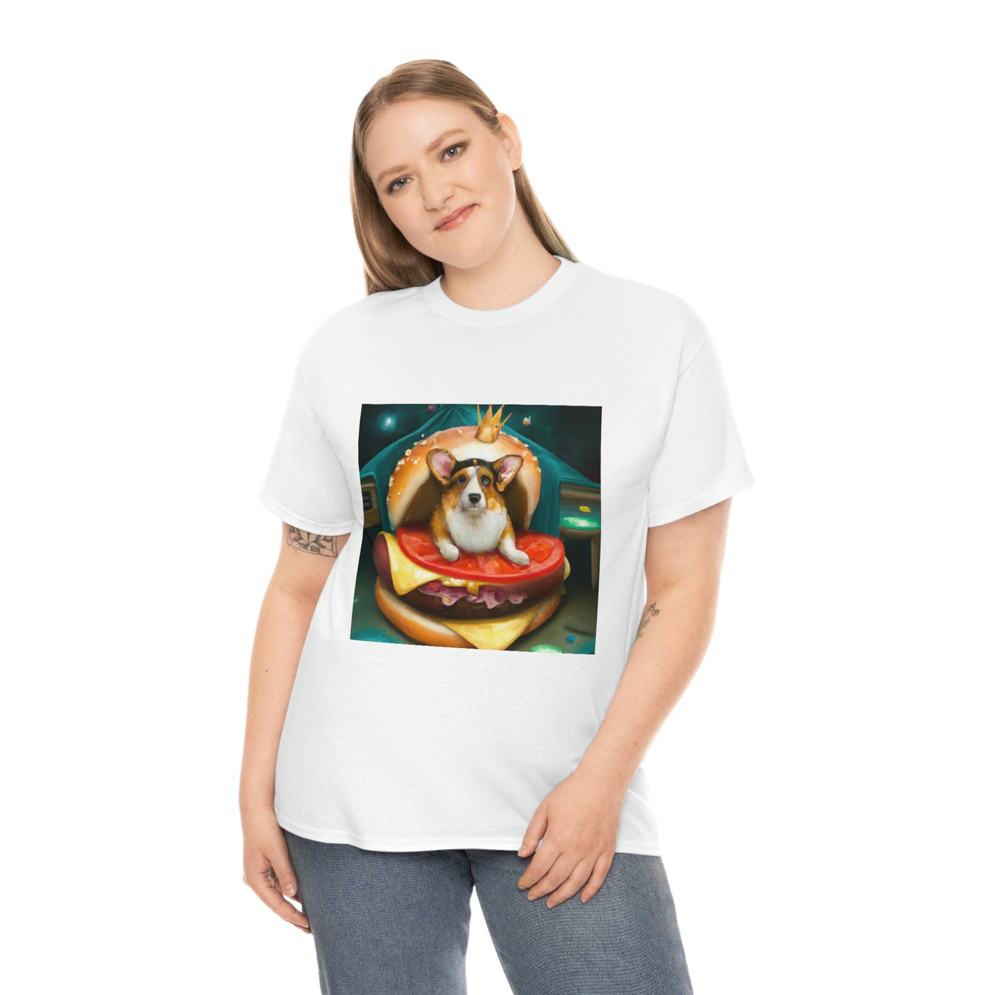 A Corgi with Cheese Please Tshirt