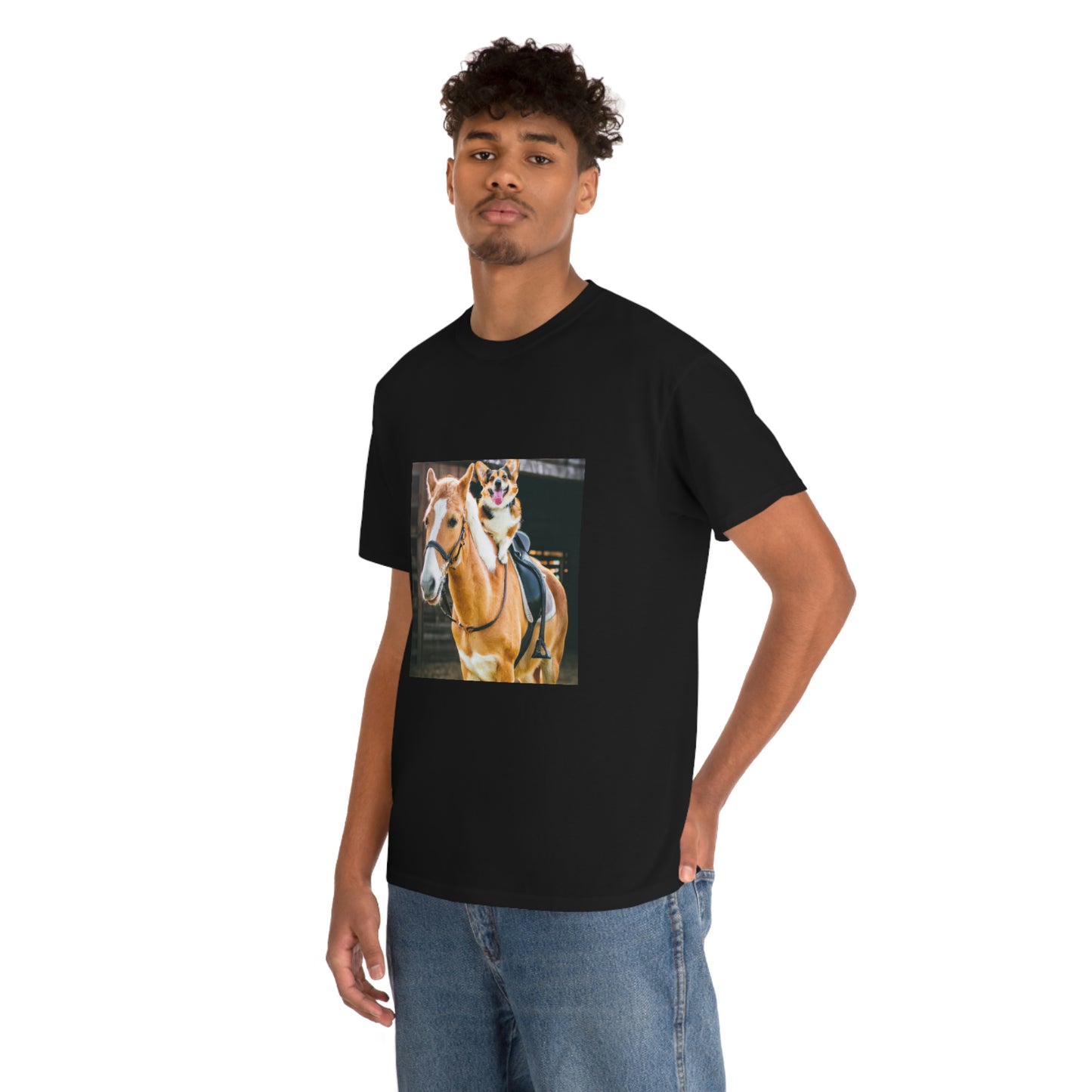 Saddle Up Short Legs Corgi Tshirt