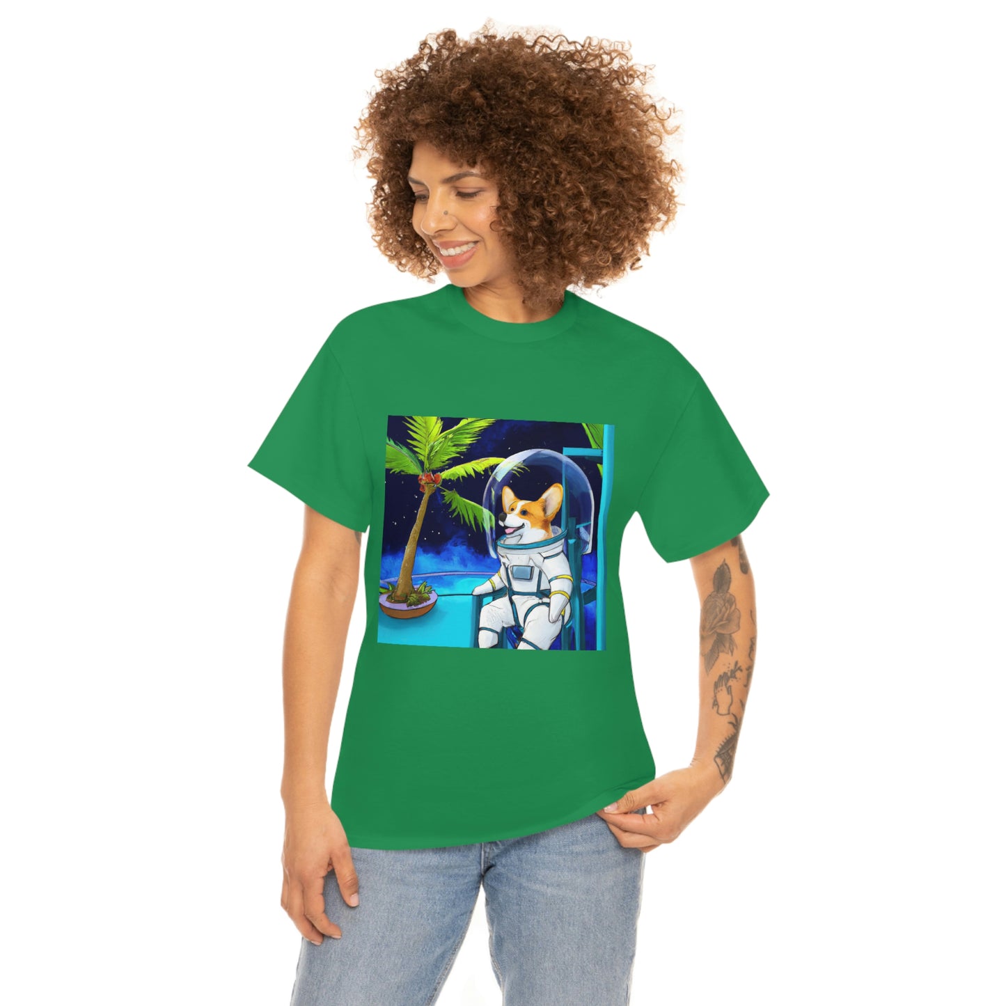 Corgi Spaceman Tshirt