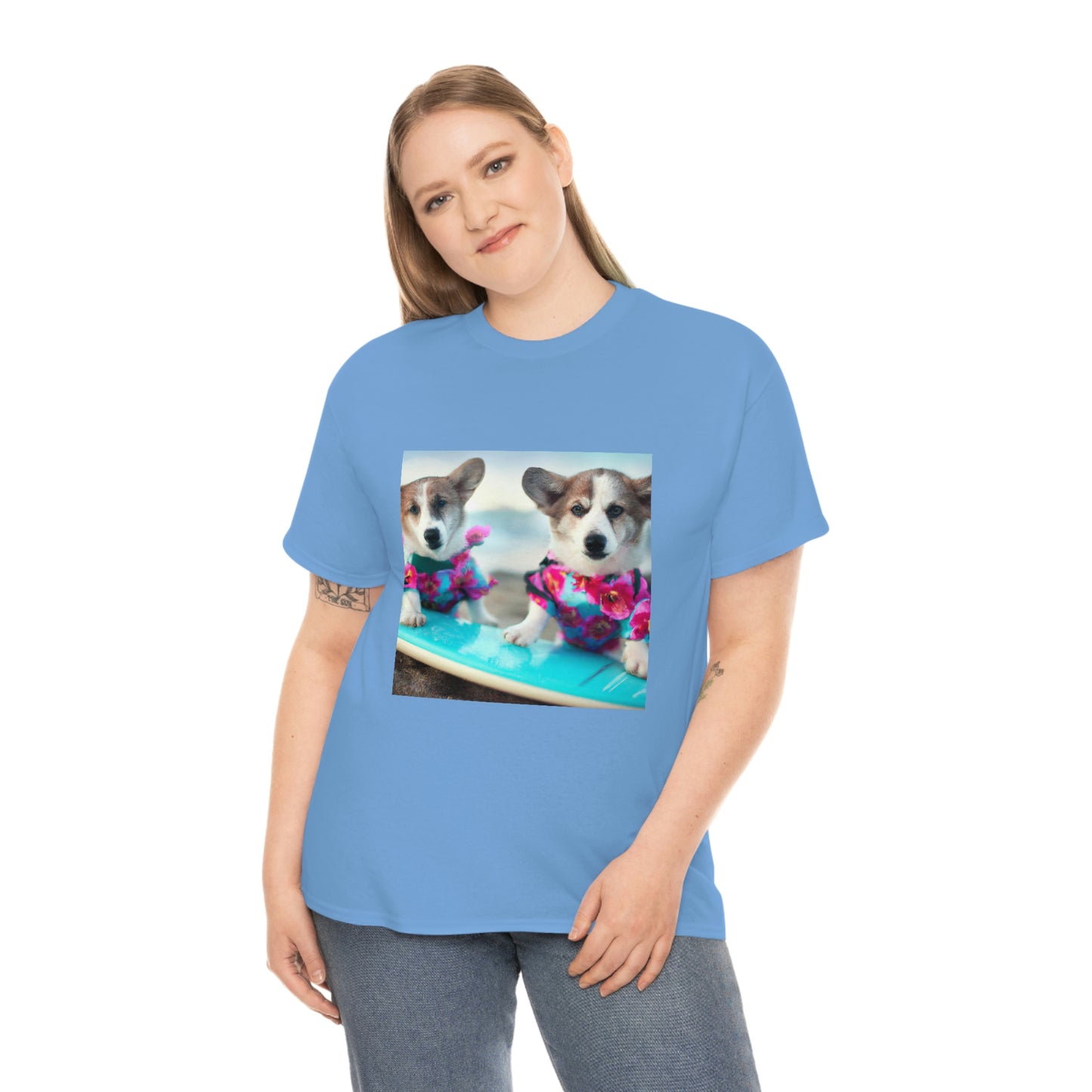 Surfs Up Corgi Tshirt