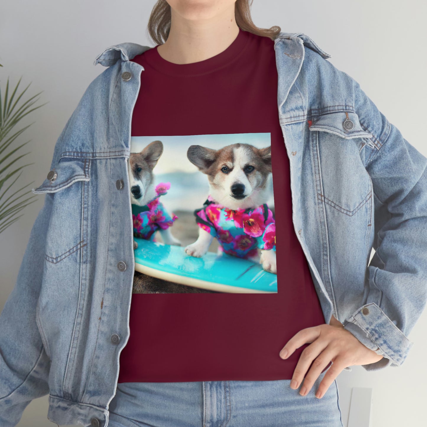 Surfs Up Corgi Tshirt