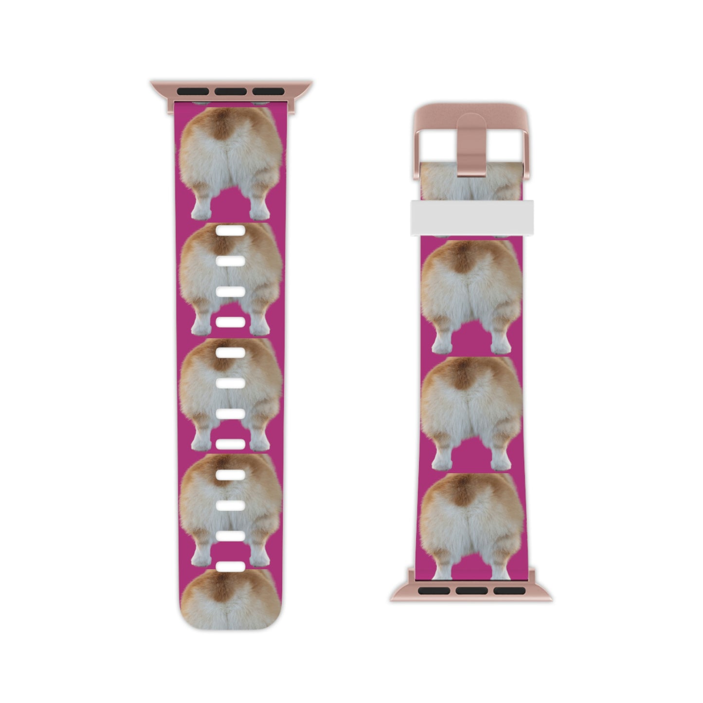 Pink Corgi Butt Watch Band for Apple Watch