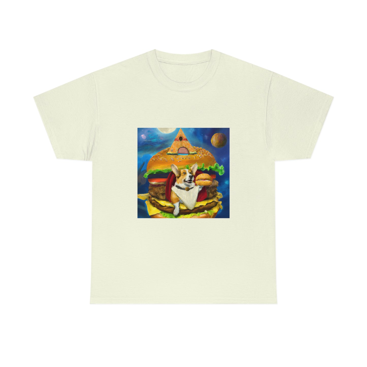 Corgi Burger Psychedelic Tshirt