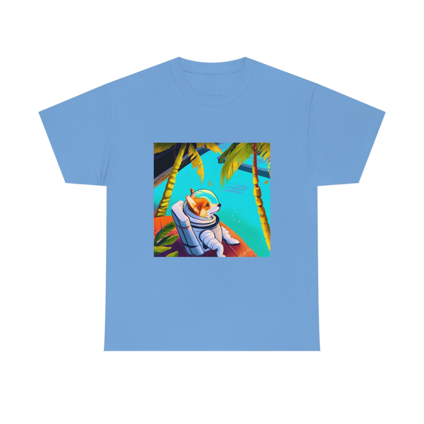 Corgi Spacedog Looking Out Tshirt