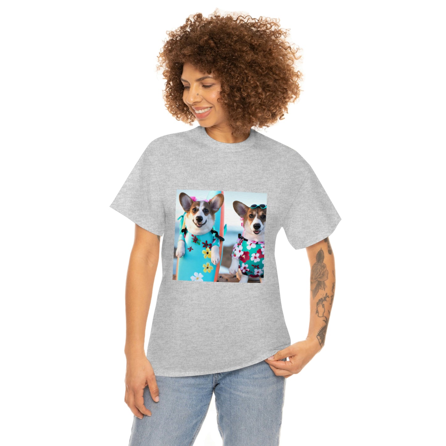 Surf'n USA Corgi Tshirt