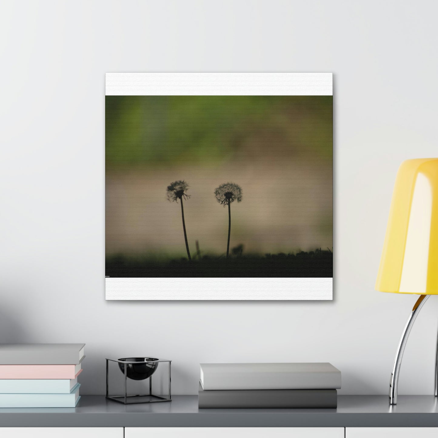 Dandelions Opposing Part 1 Canvas