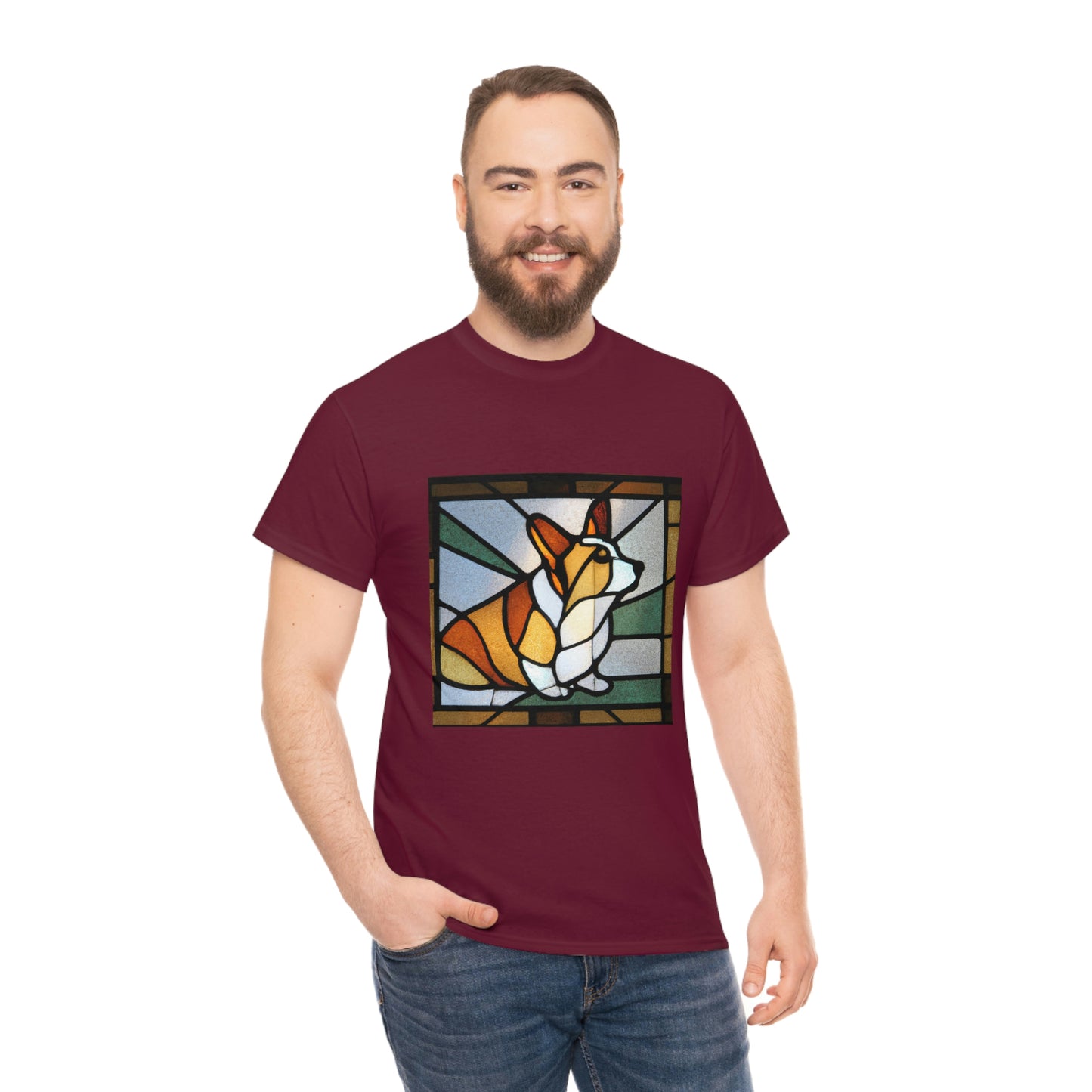 Corgi Stained Glass 3 Tshirt