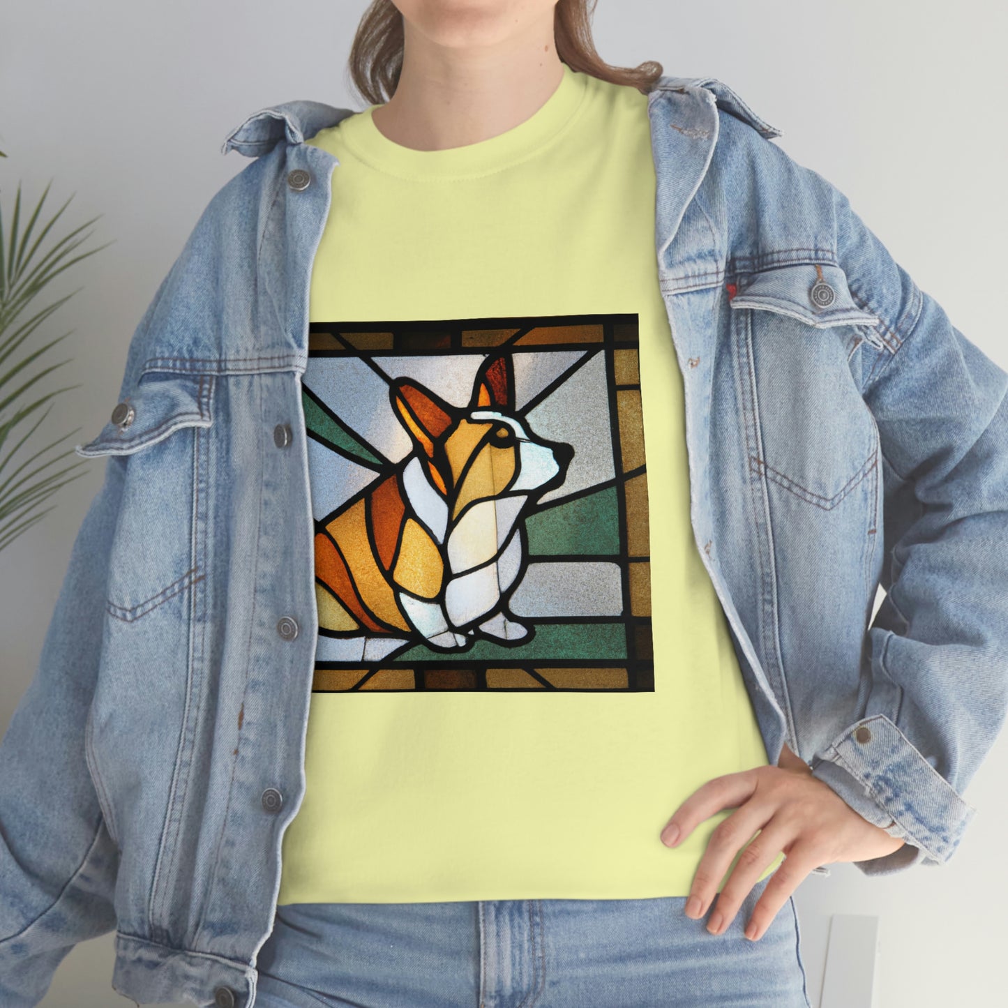 Corgi Stained Glass 3 Tshirt