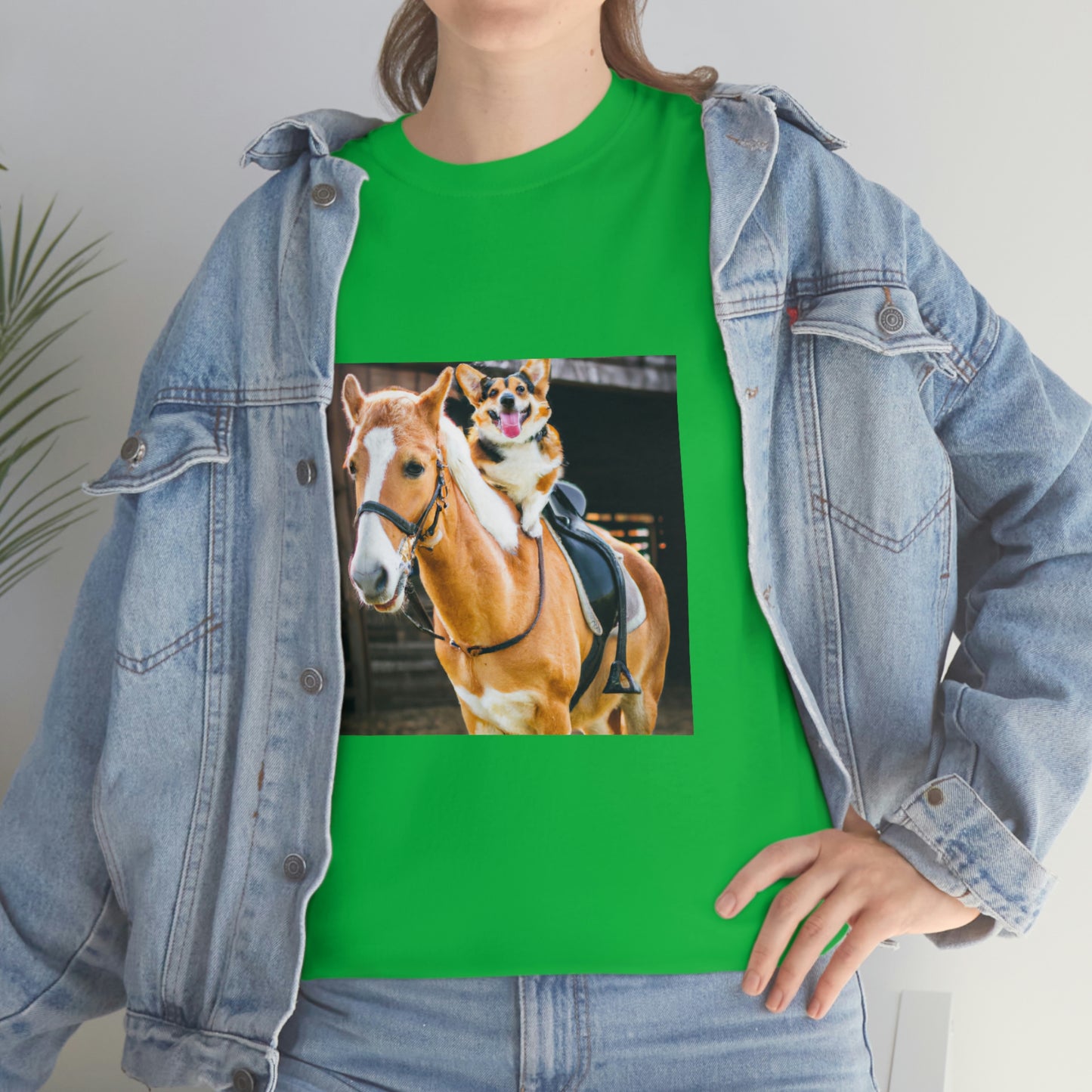 Saddle Up Short Legs Corgi Tshirt