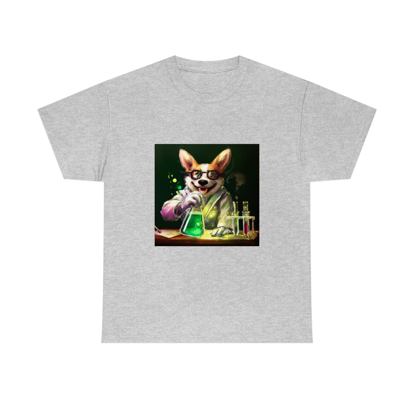 Mad Scientist Corgi Tshirt