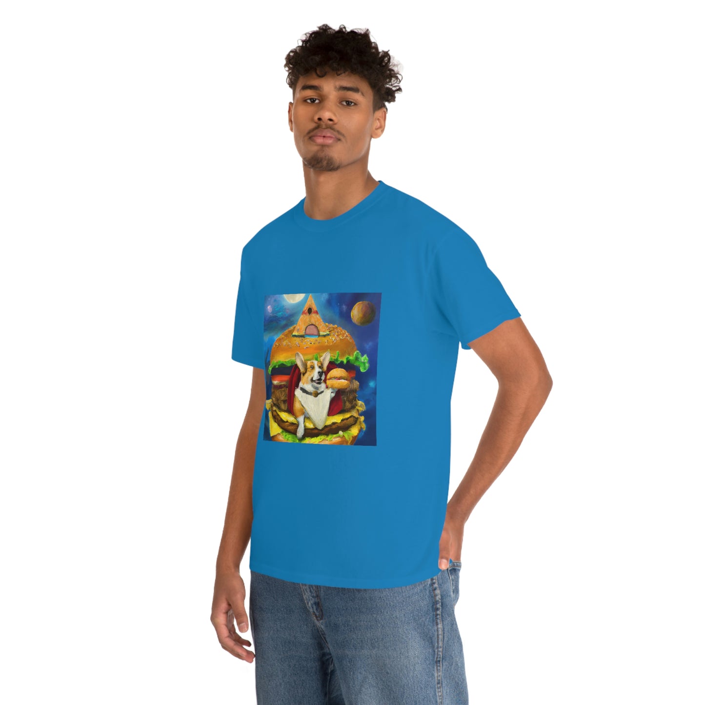 Corgi Burger Psychedelic Tshirt