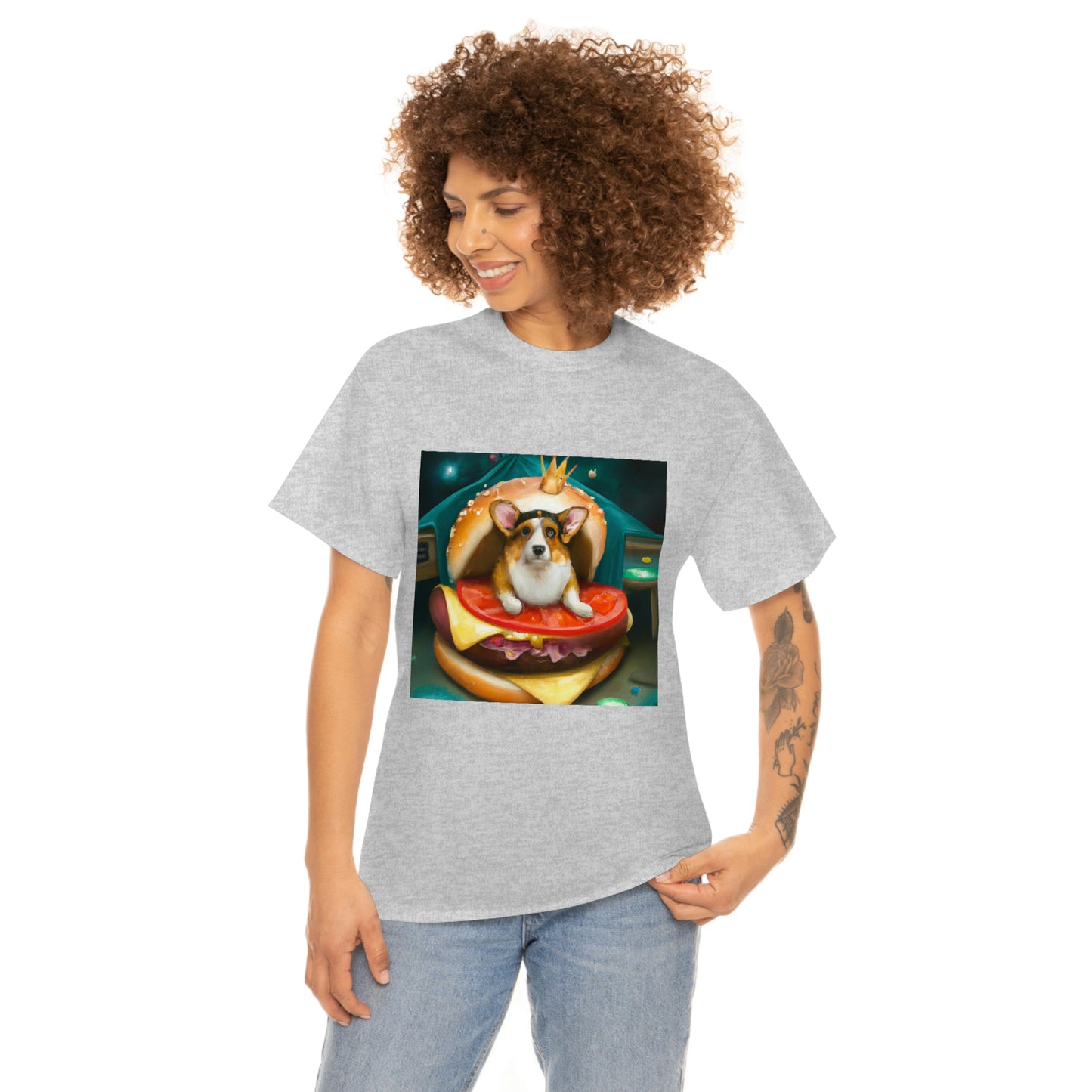 A Corgi with Cheese Please Tshirt