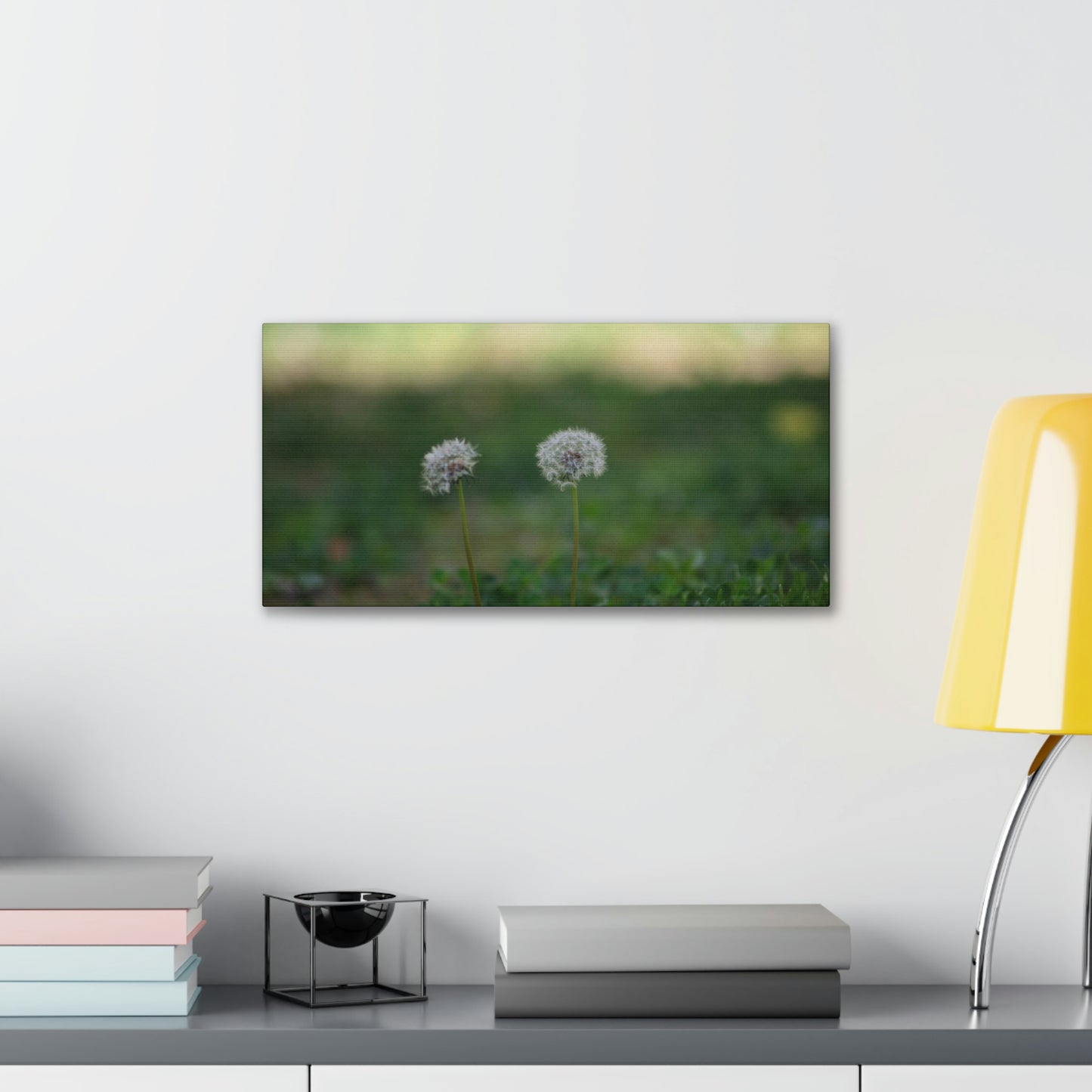 Dandelions Opposing Part 2 Canvas