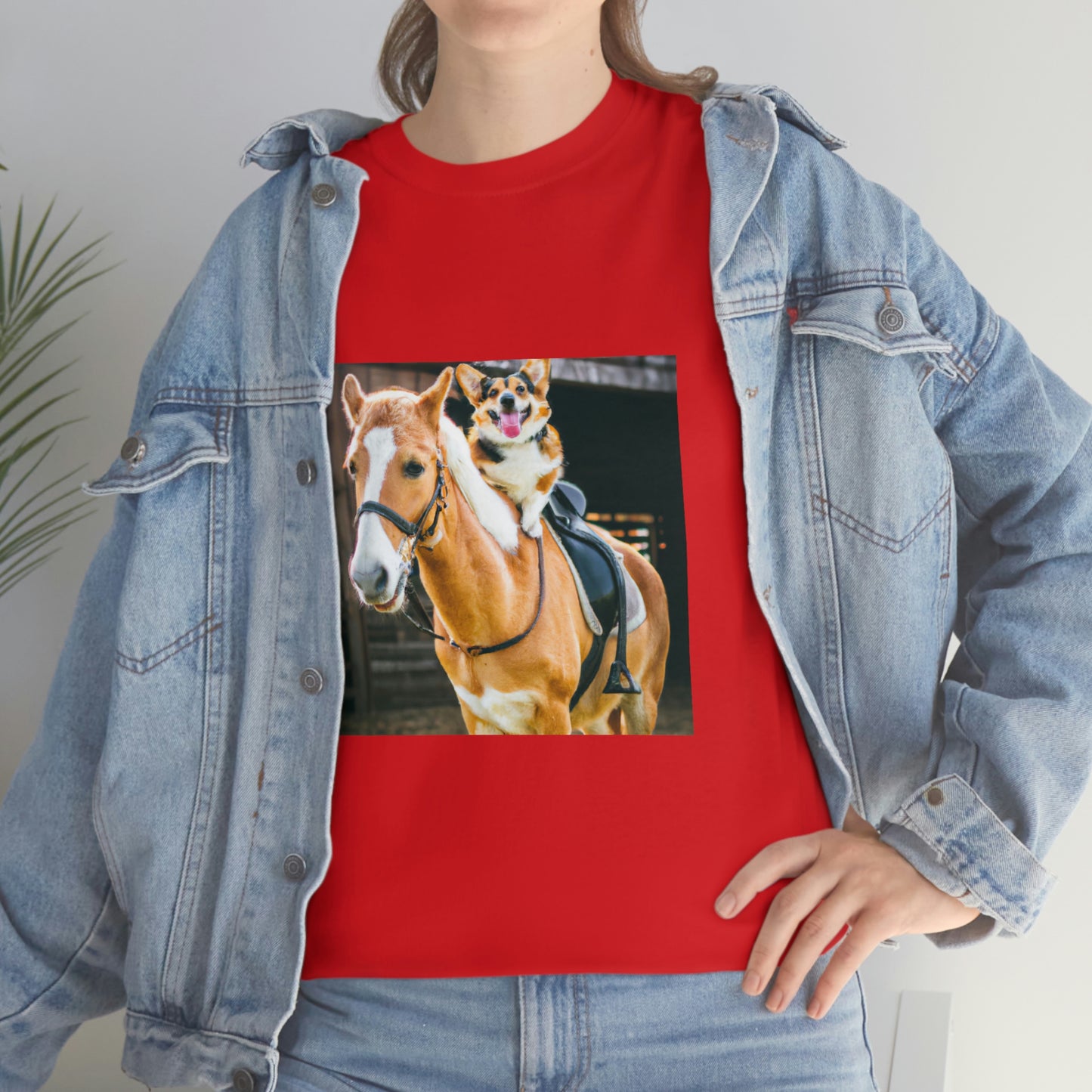 Saddle Up Short Legs Corgi Tshirt