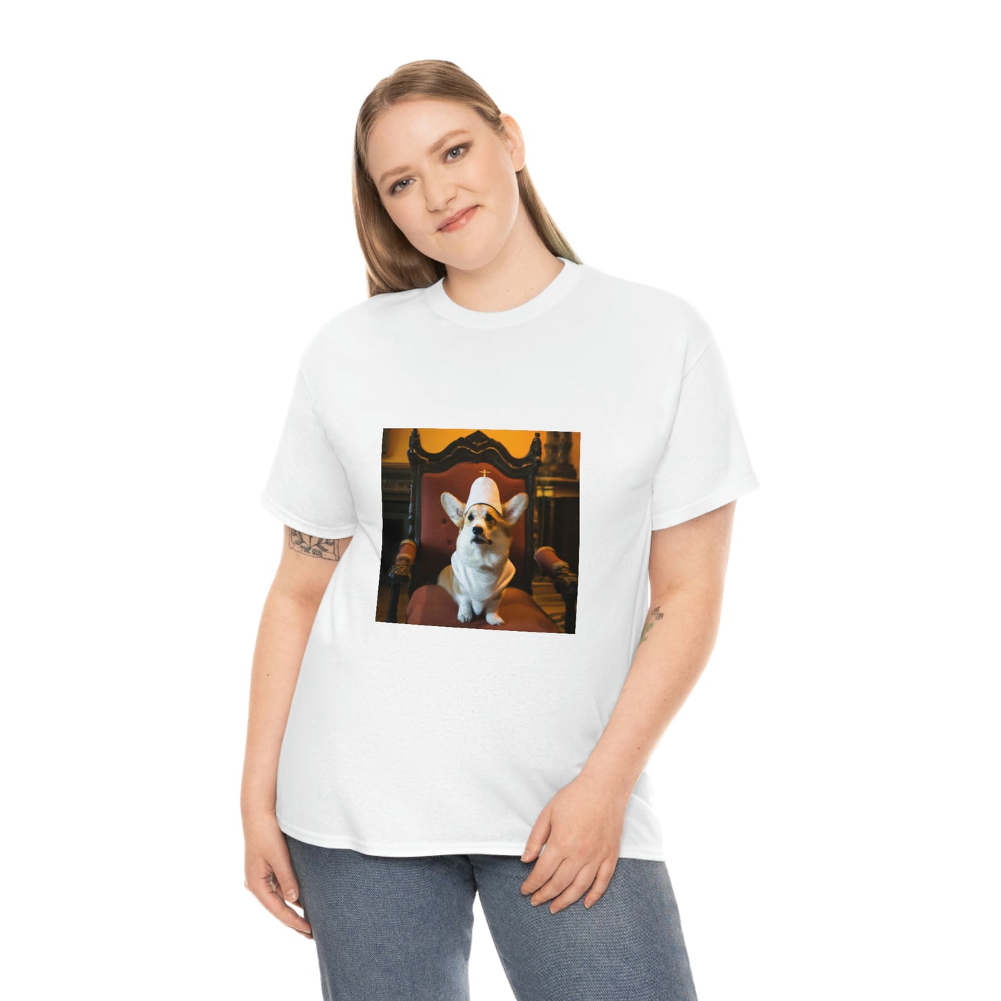 Papal Paws Corgi Tshirt