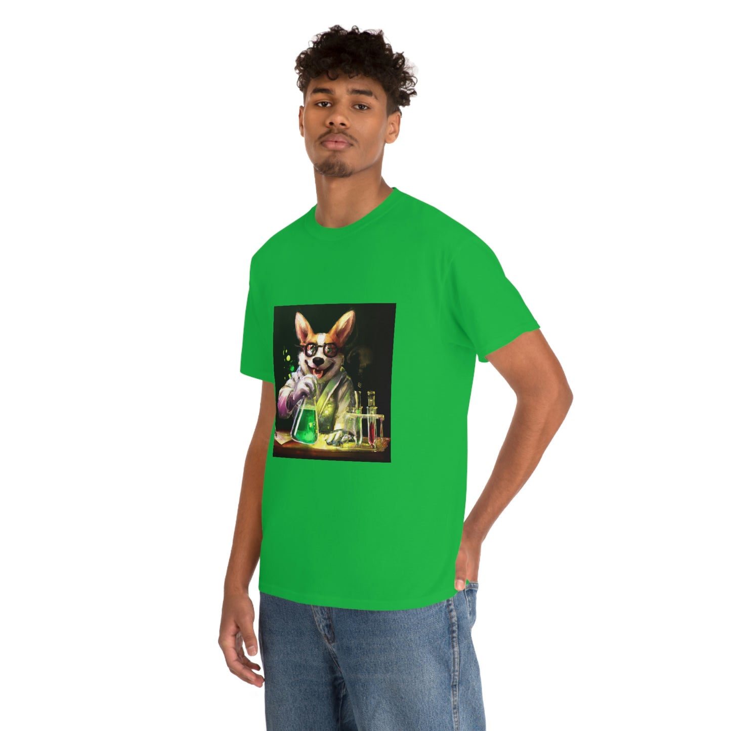 Mad Scientist Corgi Tshirt