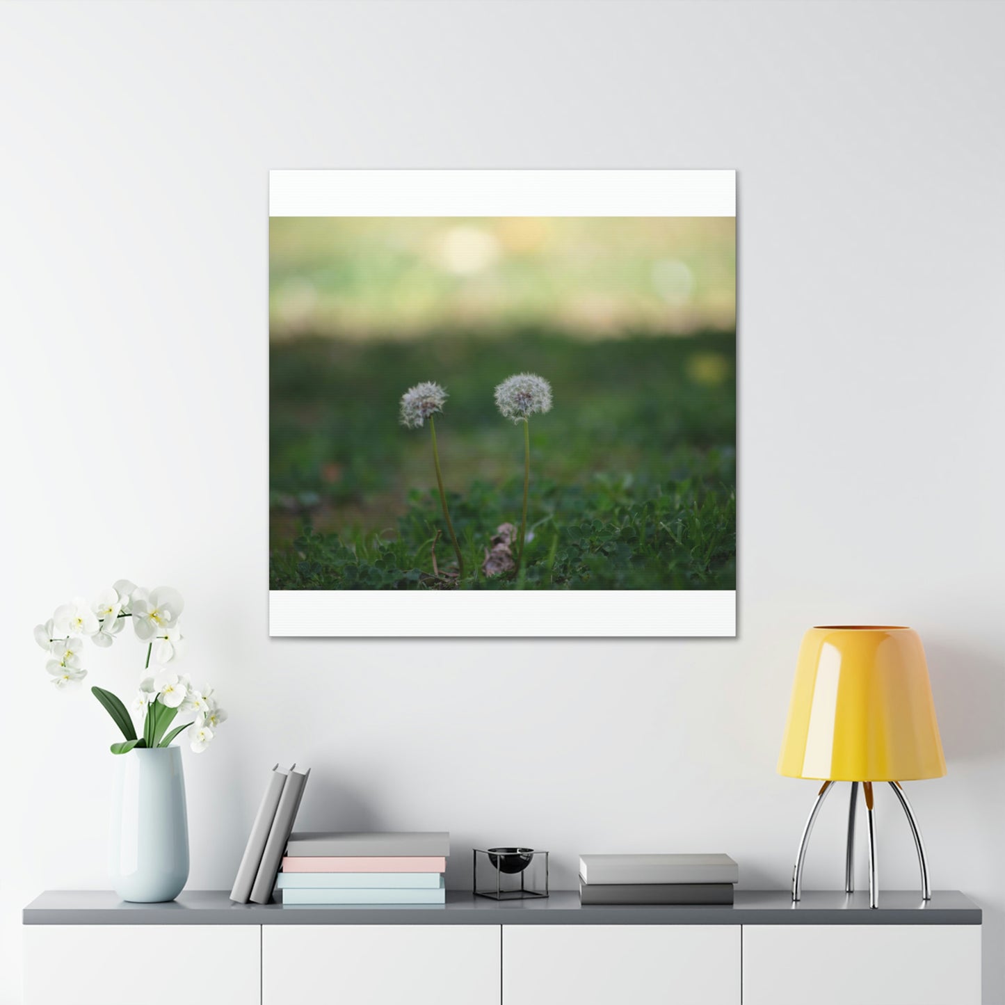 Dandelions Opposing Part 2 Canvas