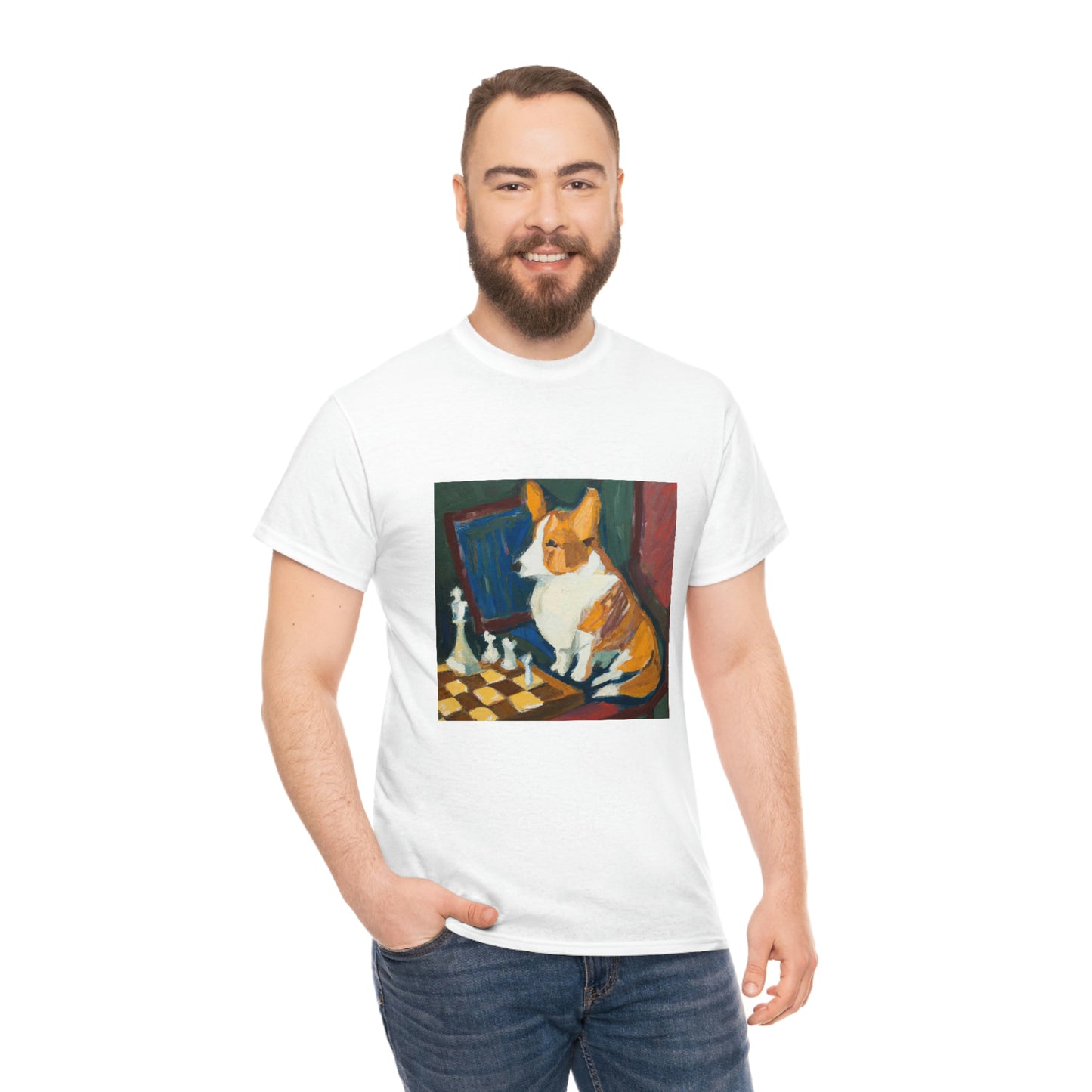 Checkmate in Three Corgi Tshirt