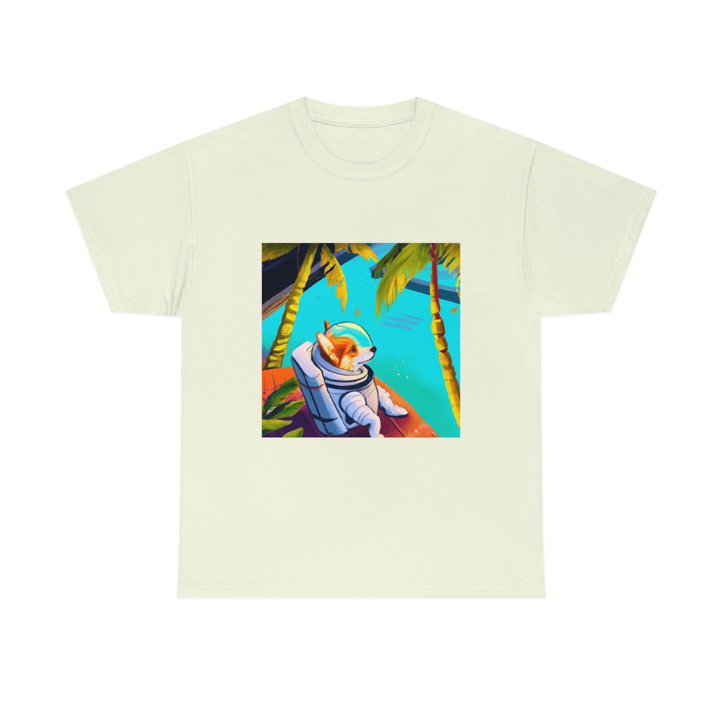 Corgi Spacedog Looking Out Tshirt