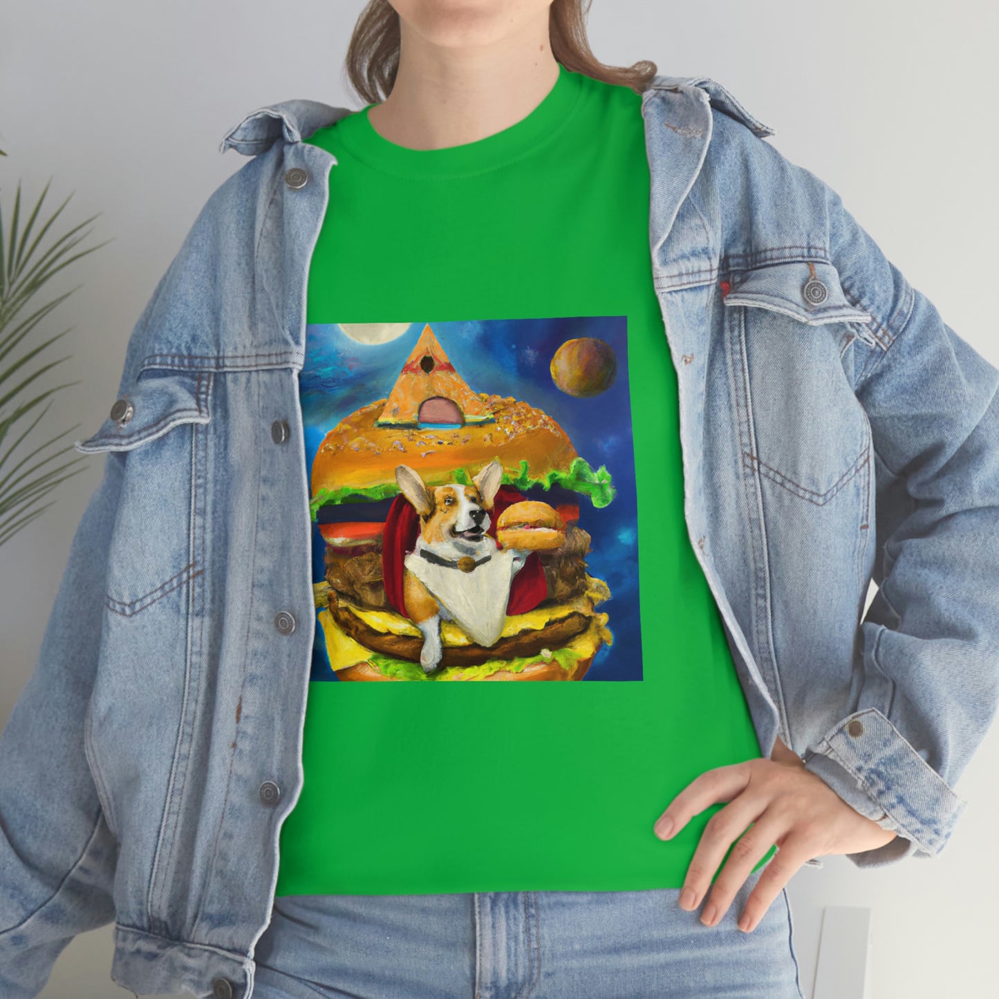 Corgi Burger Psychedelic Tshirt