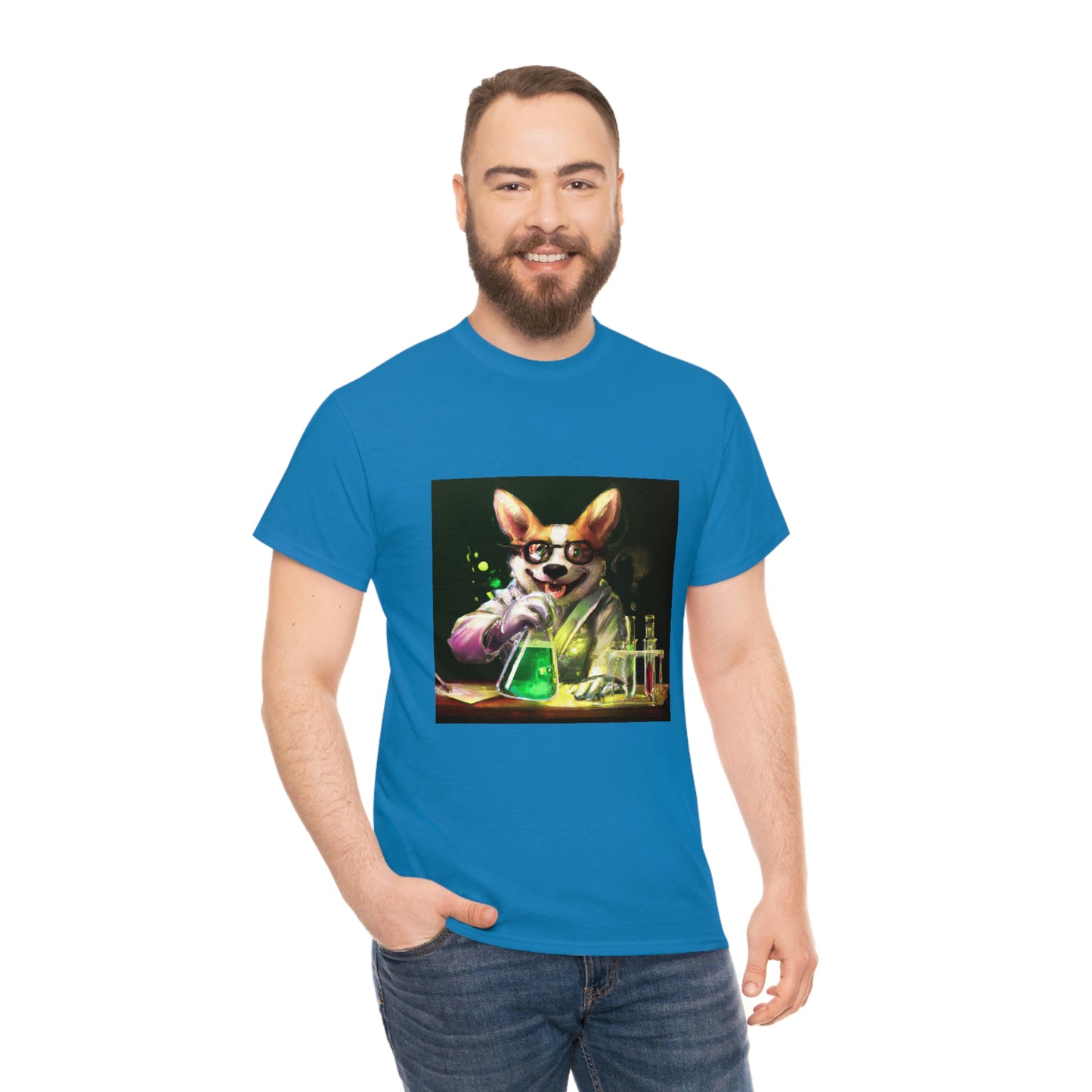 Mad Scientist Corgi Tshirt