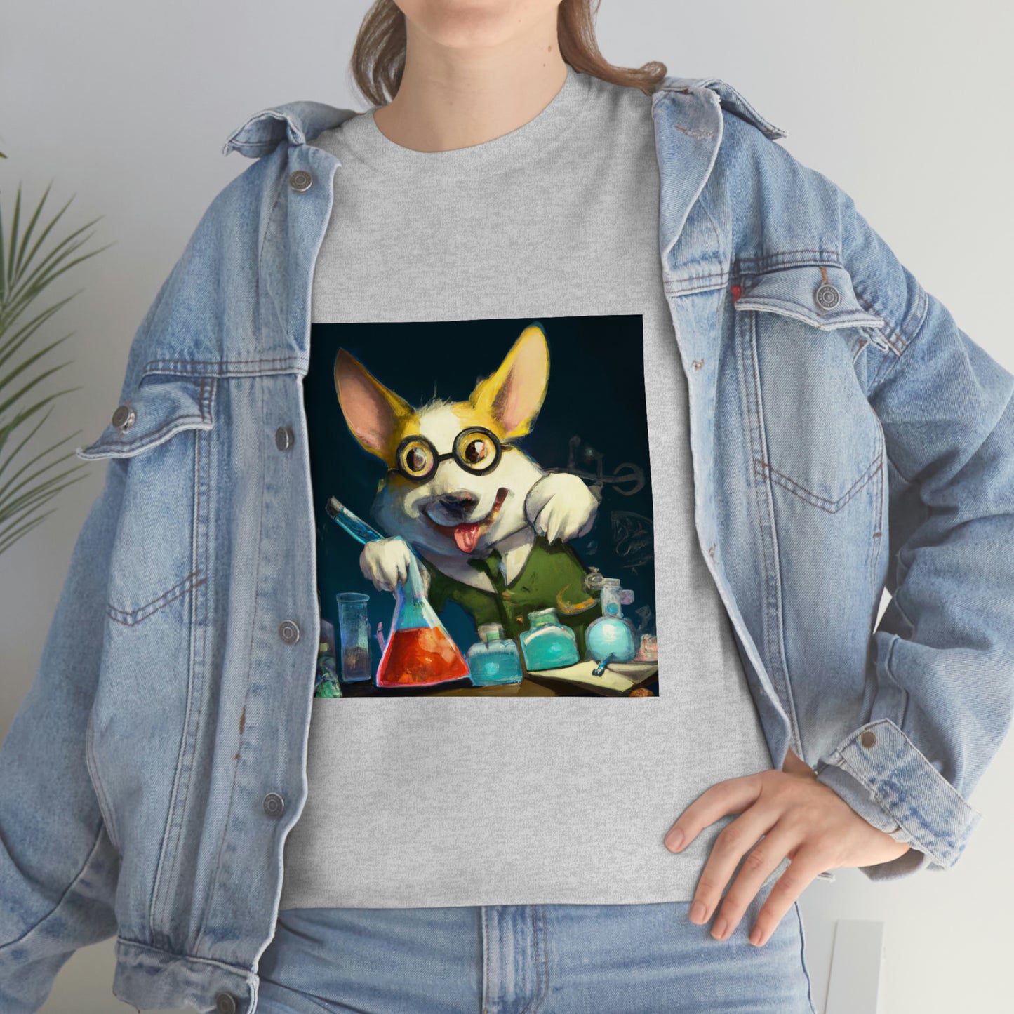 Making Fluffy Potion Corgi Tshirt