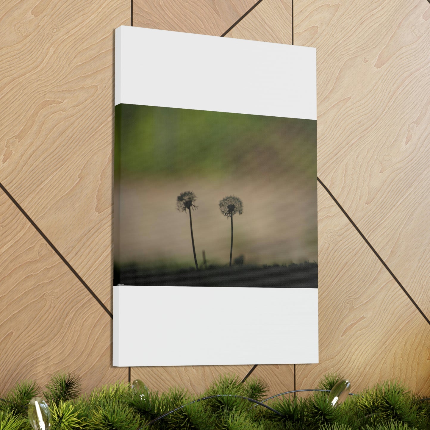 Dandelions Opposing Part 1 Canvas