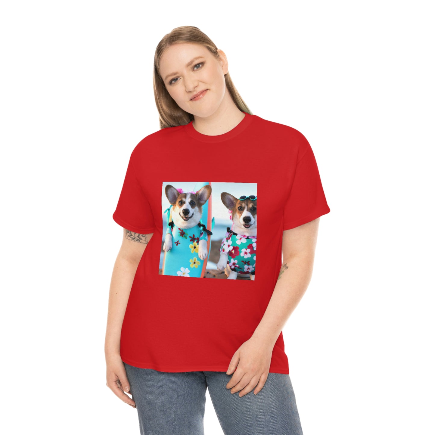 Surf'n USA Corgi Tshirt