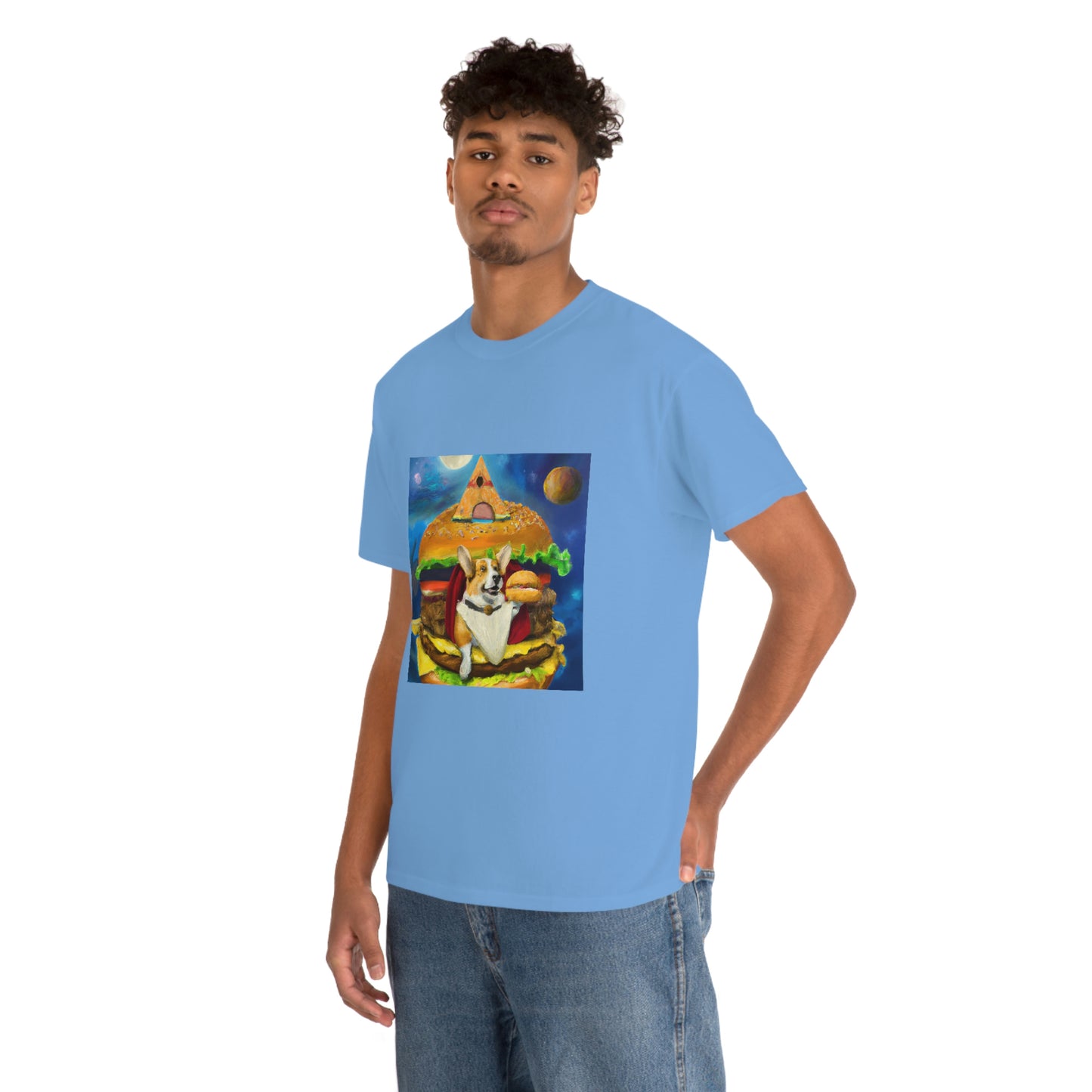 Corgi Burger Psychedelic Tshirt