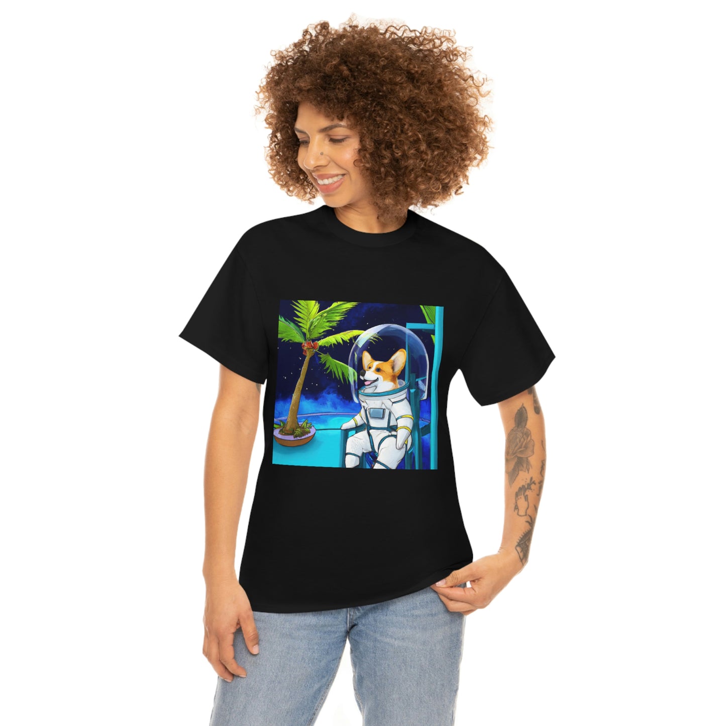 Corgi Spaceman Tshirt