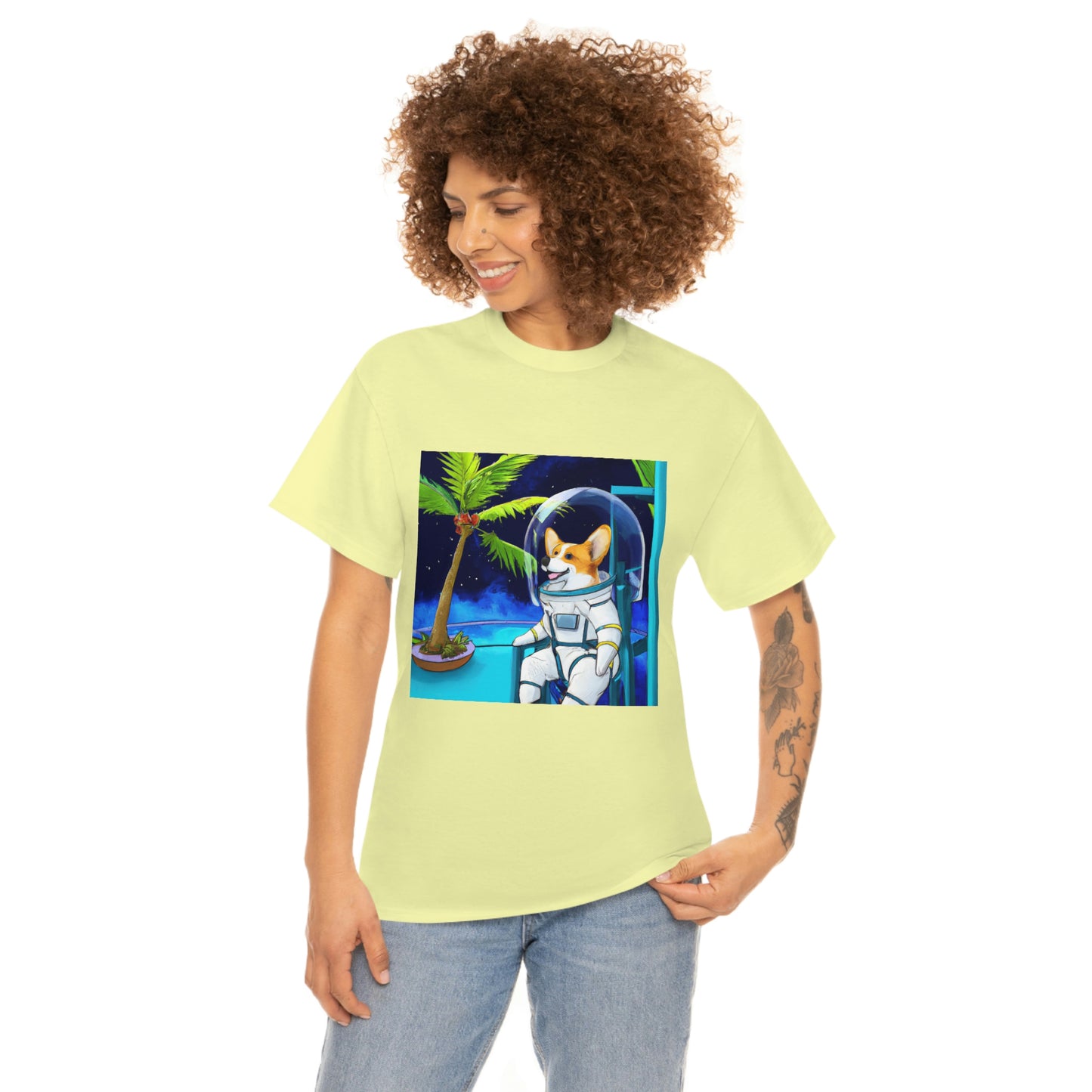 Corgi Spaceman Tshirt