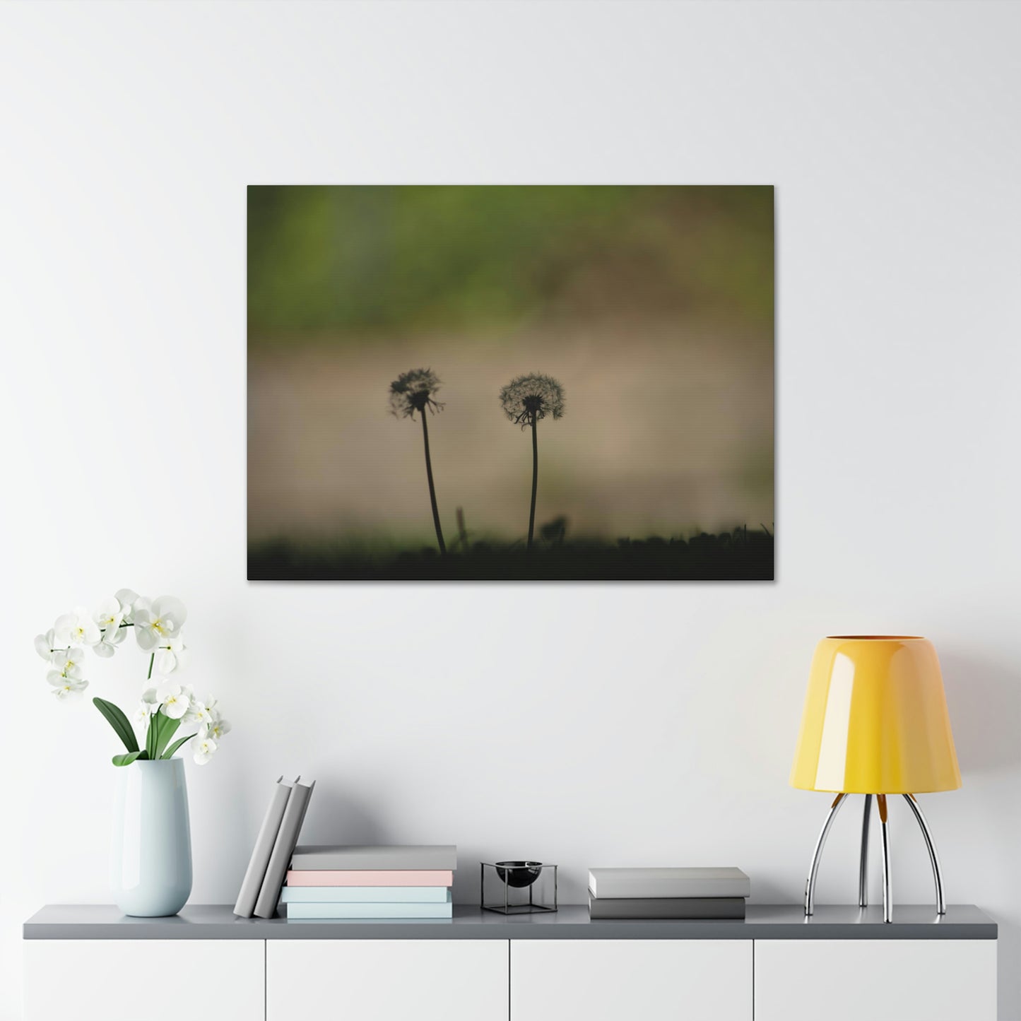 Dandelions Opposing Part 1 Canvas